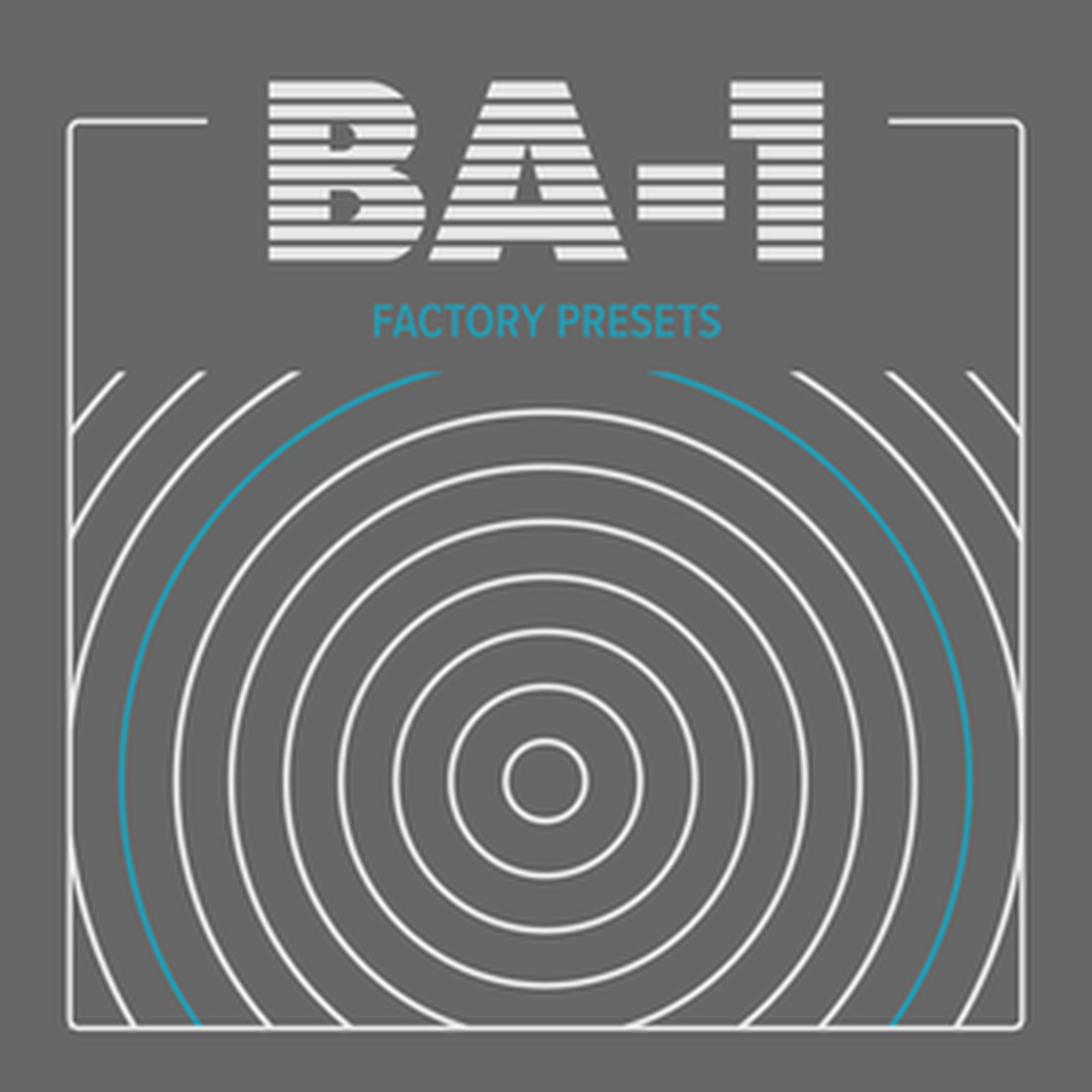 BA-1 Preset Cover - Factory Presets