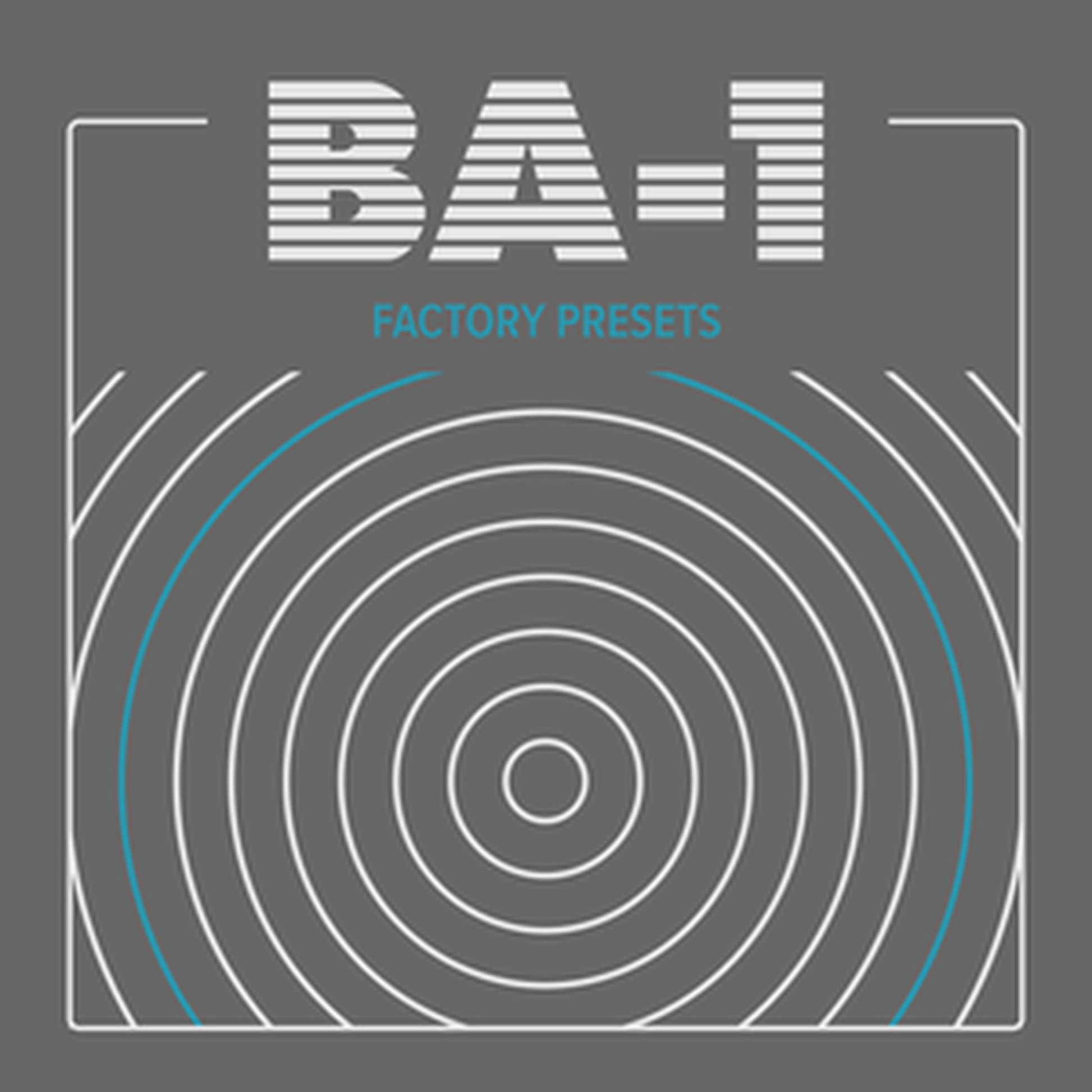 BA-1 Preset Cover - Factory Presets