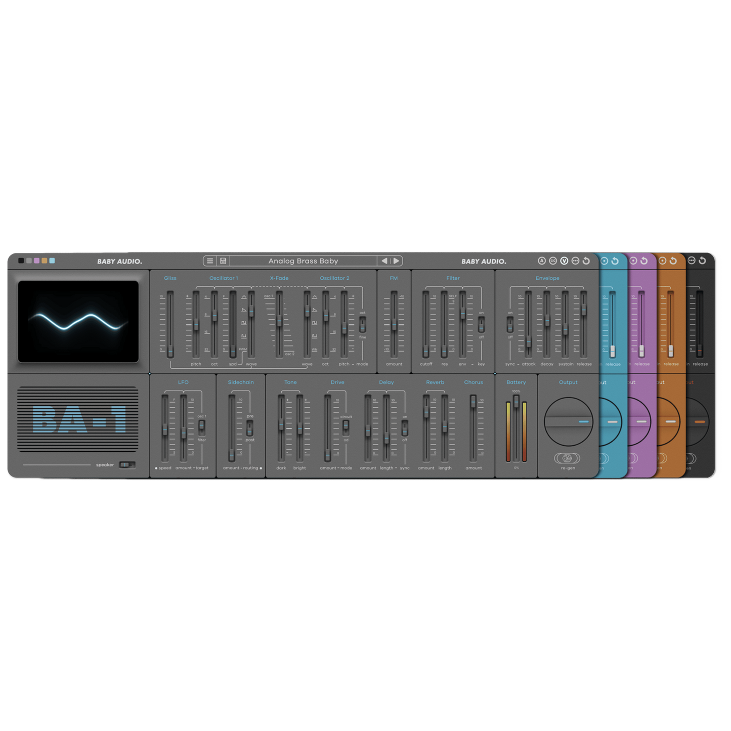Multiple Interfaces of Baby Audio BA-1