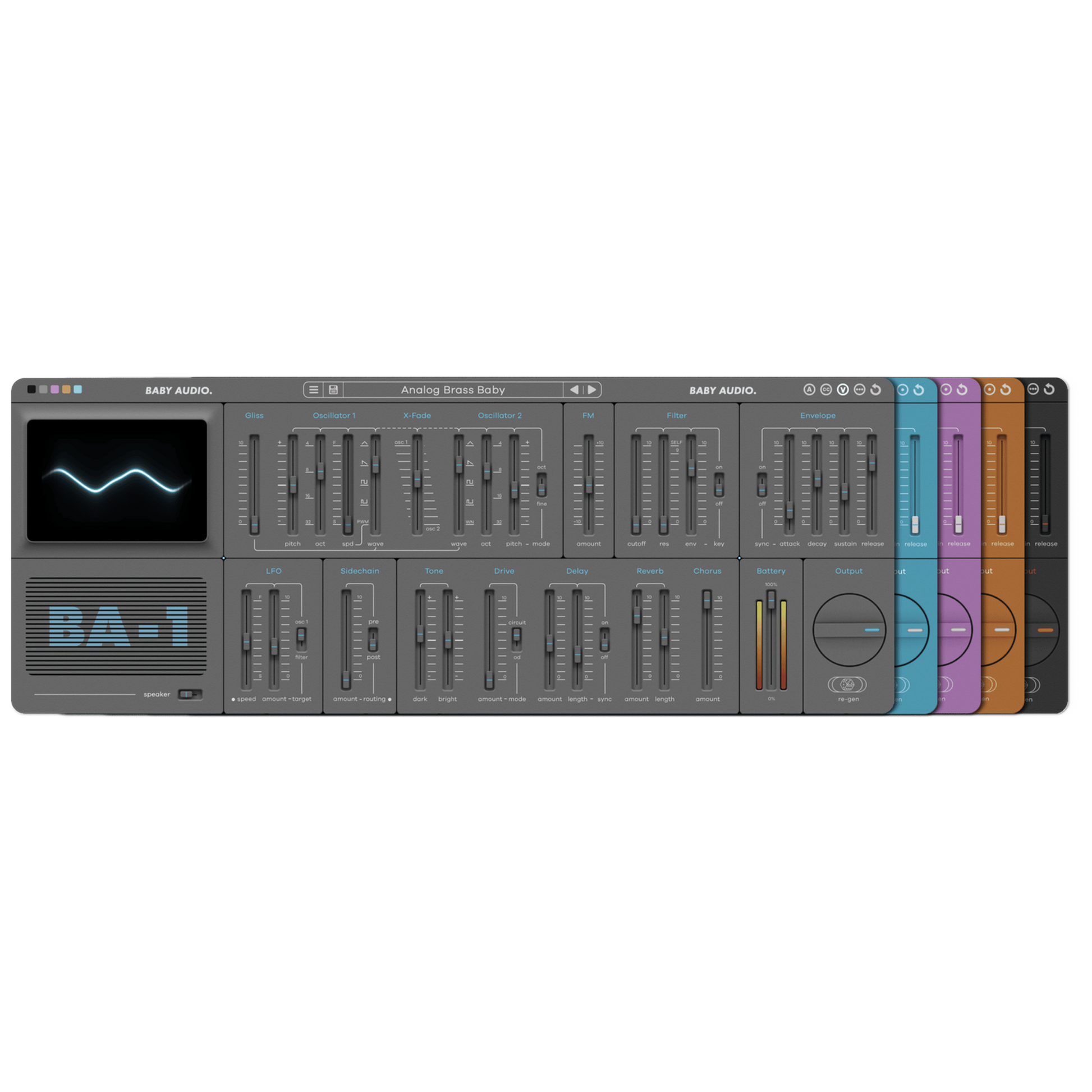Multiple Interfaces of Baby Audio BA-1