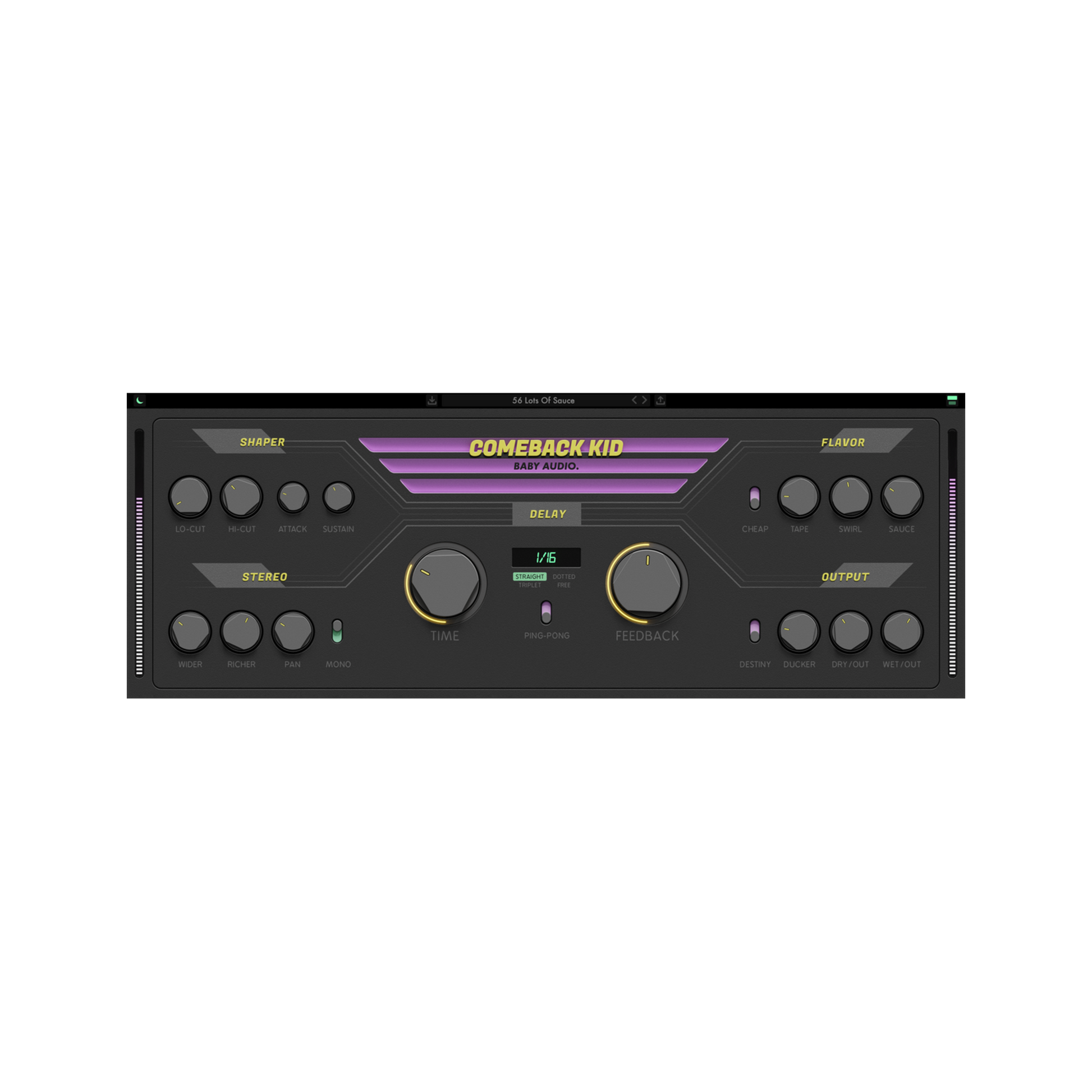 Baby Audio Comeback Kid Interface