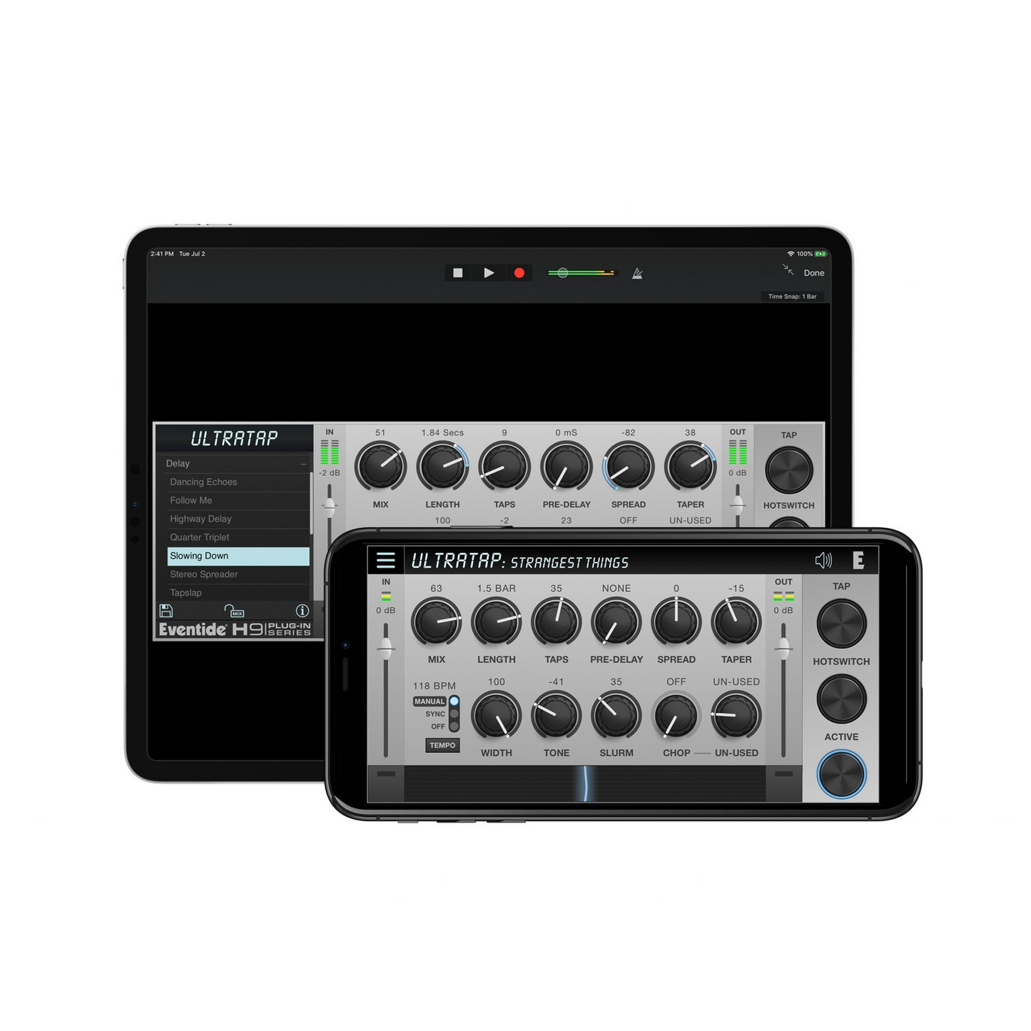 UltraTap mobile User Interface