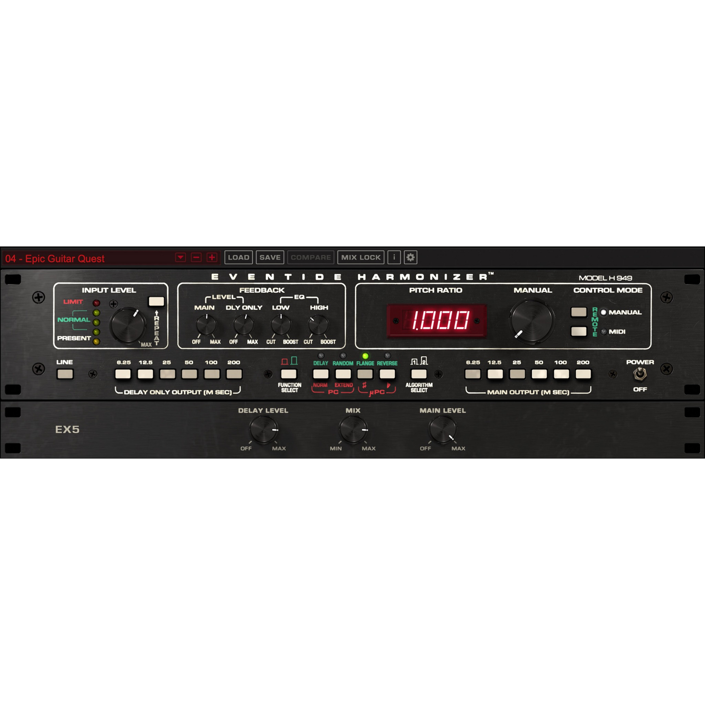 H949 Harmonizer User Interface