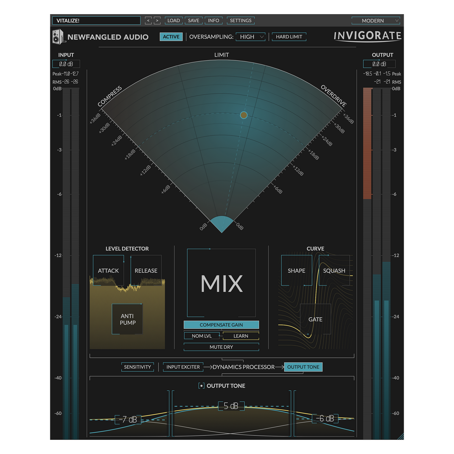 Invigorate User Interface