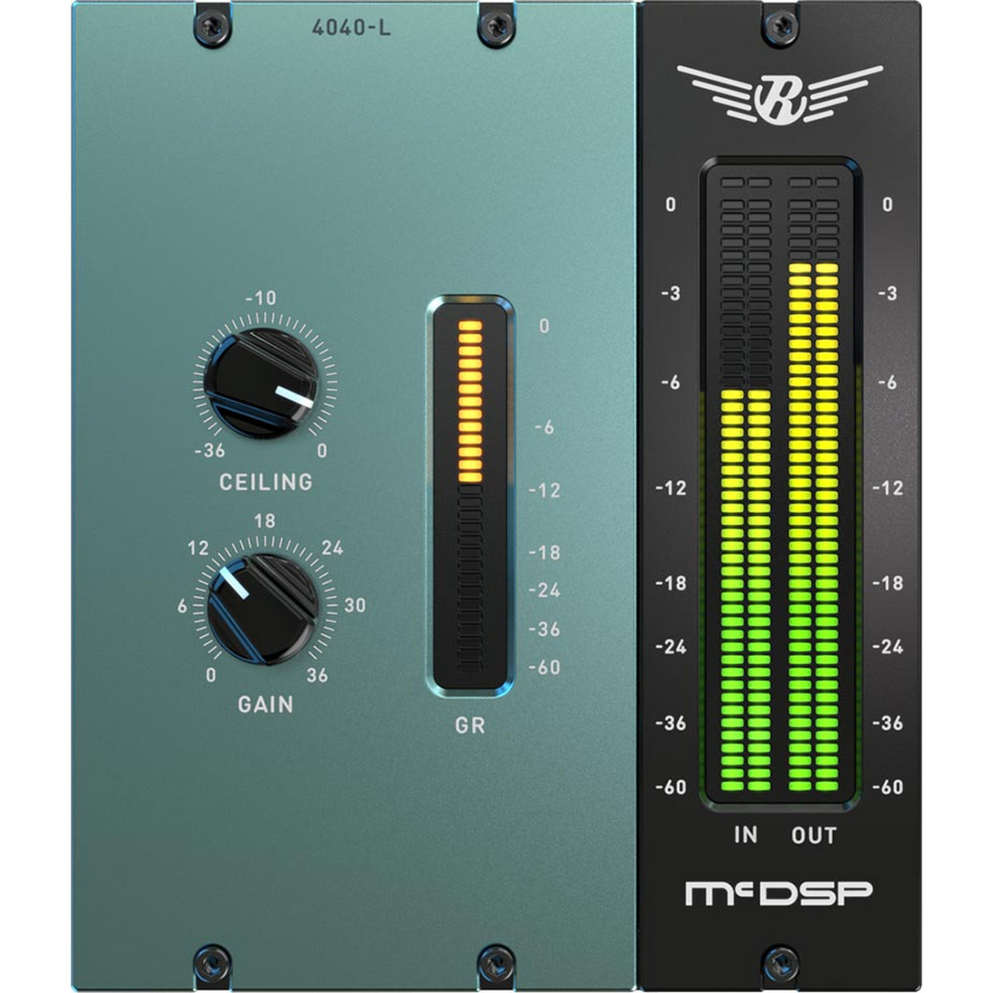 4040 Retro Limiter User Interface