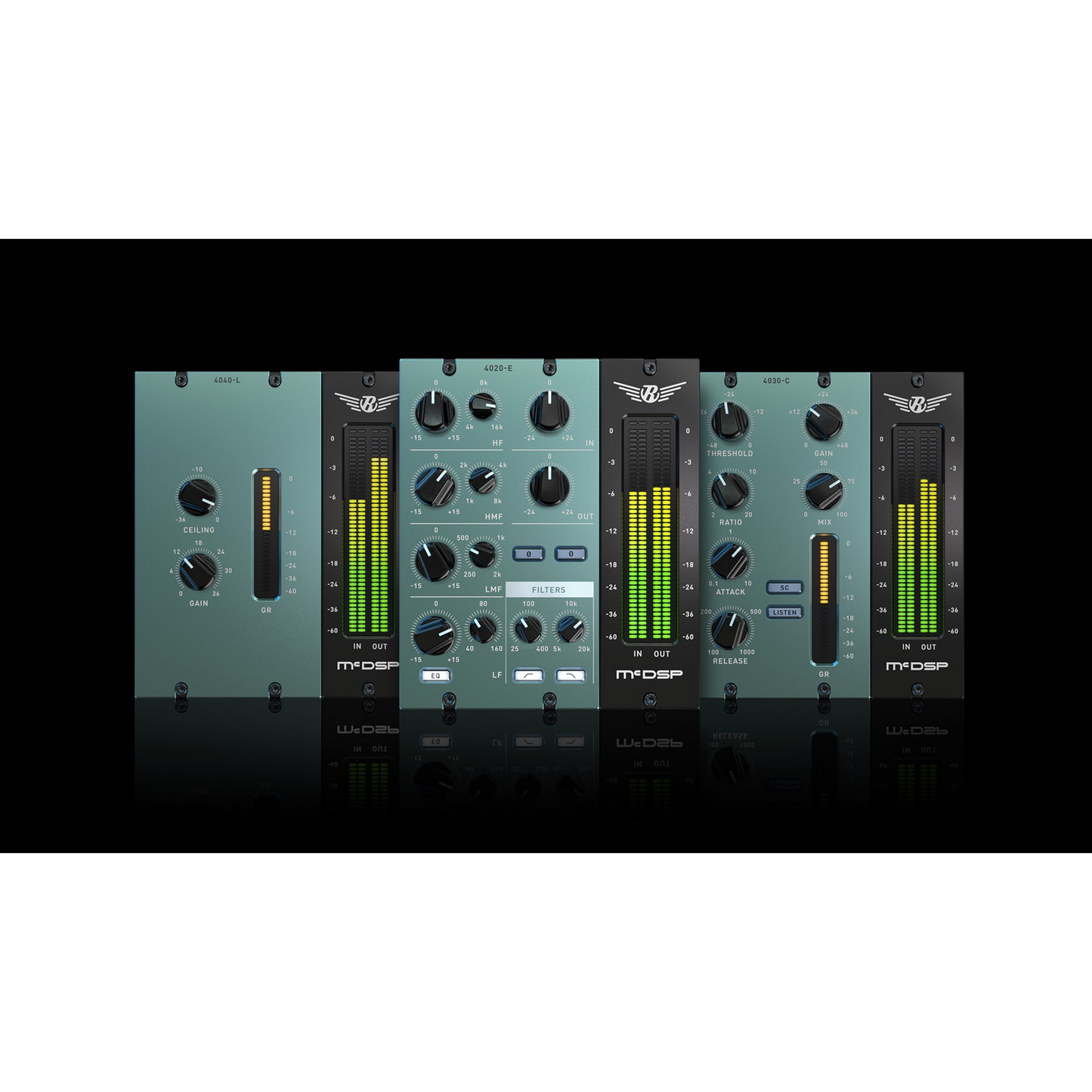 McDSP RetroPack UIs