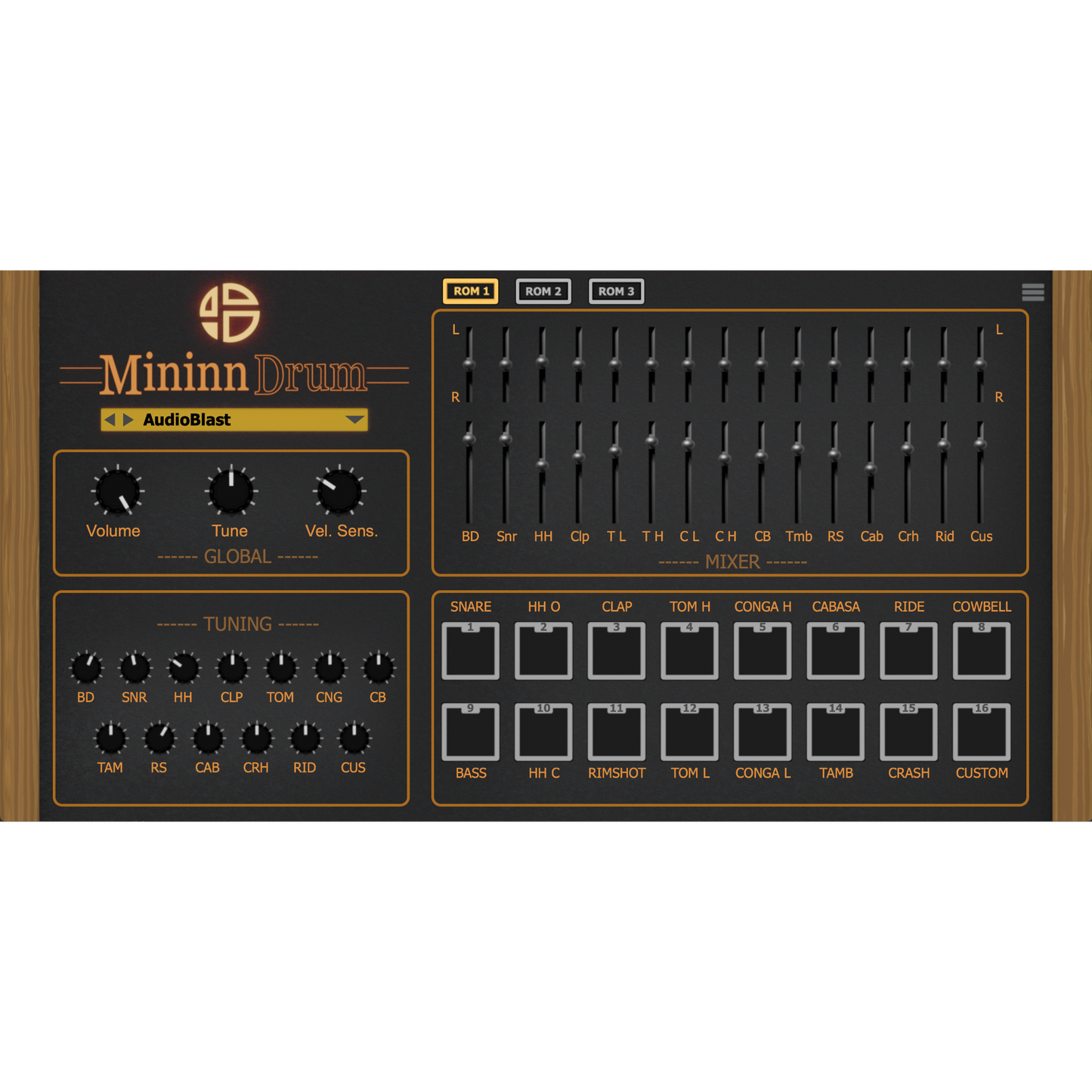 Mininn Drum transparent