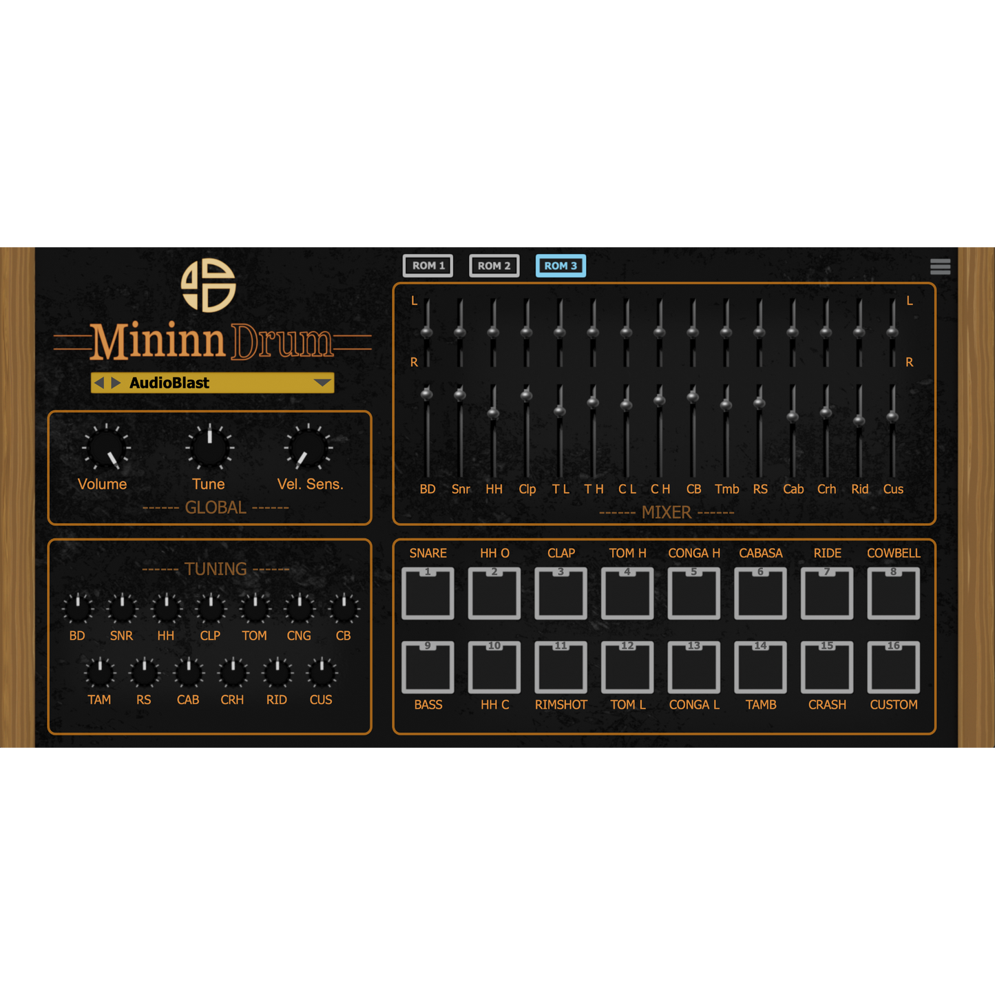 Mininn Drum transparent