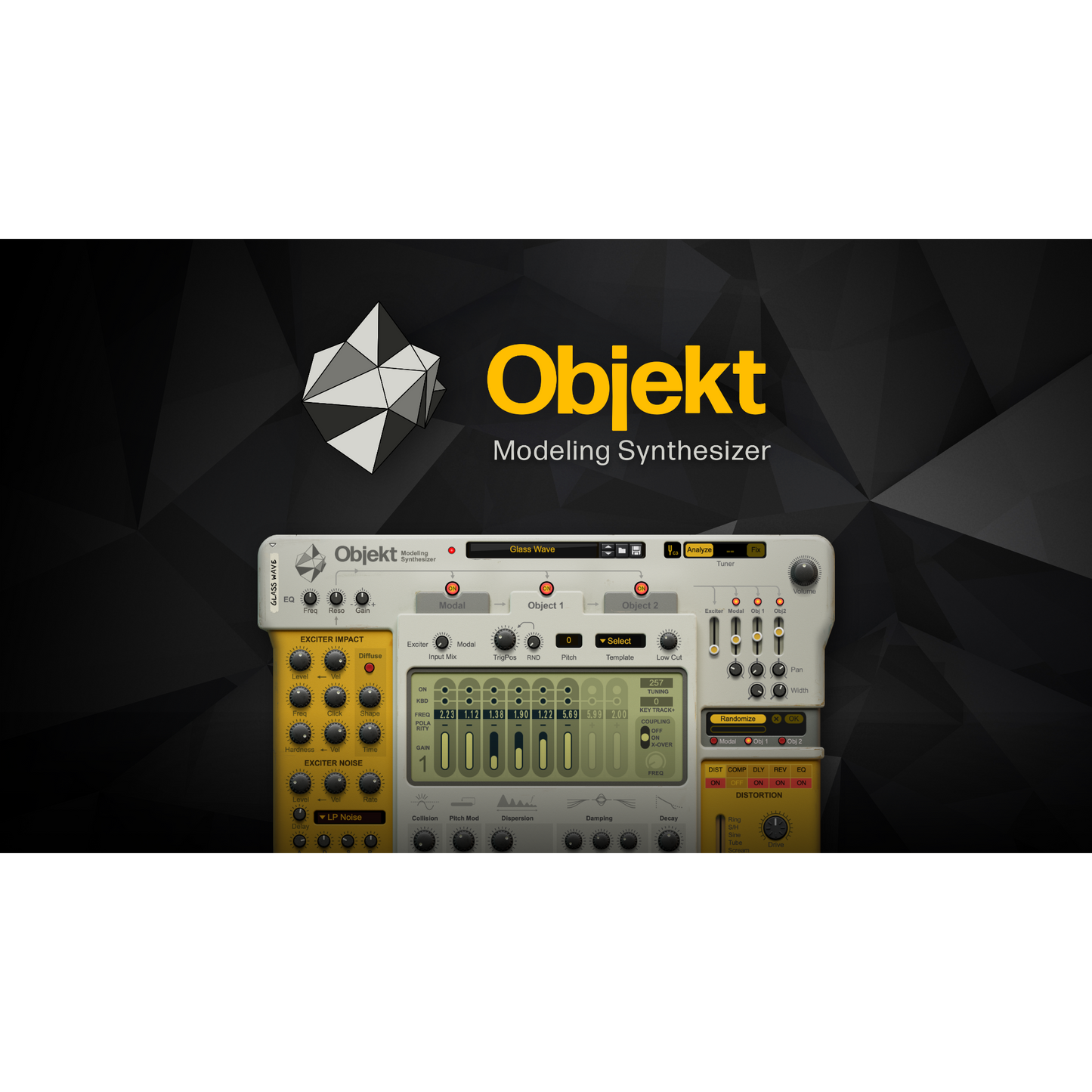 Objekt Physical Modeling Synthesizer