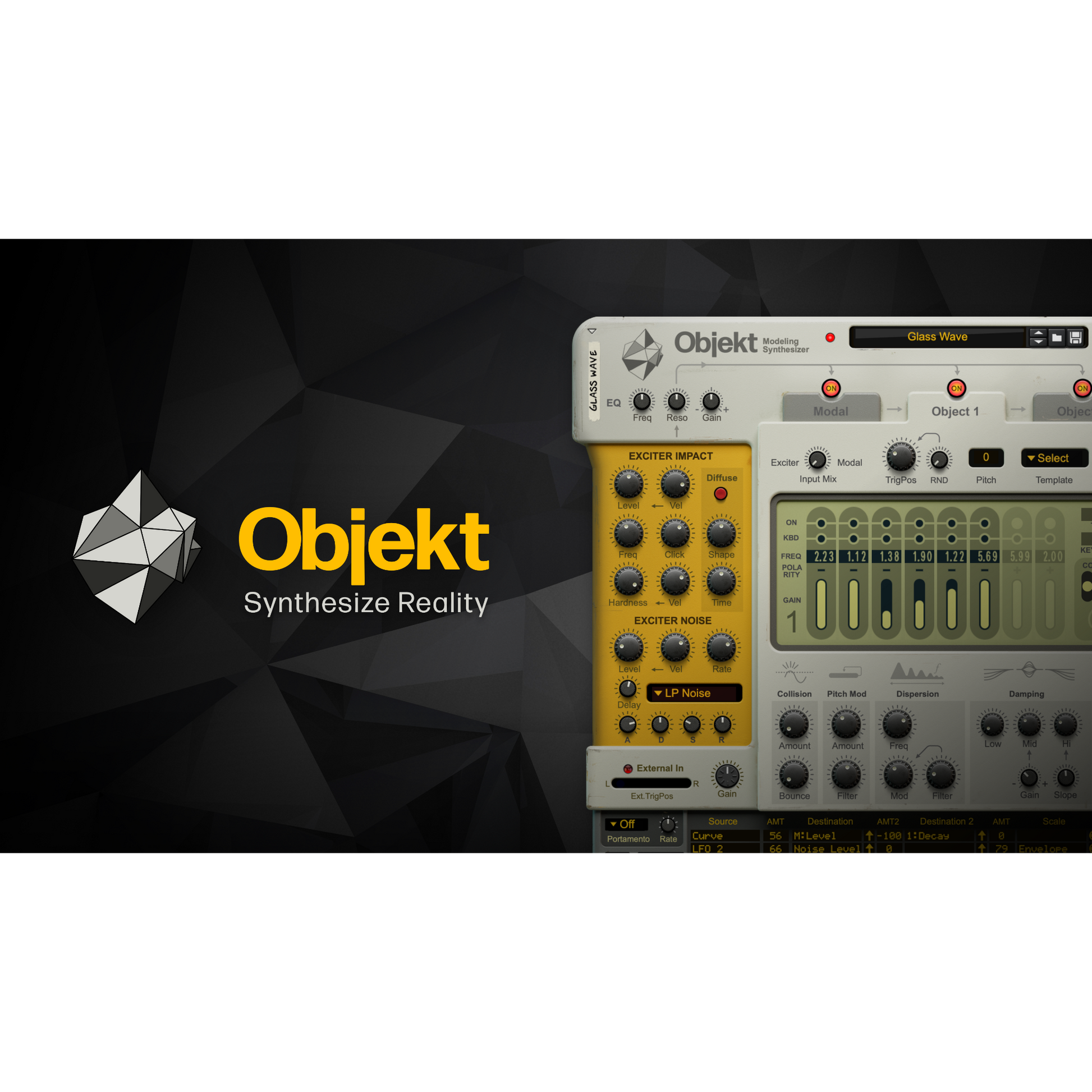 Objekt Physical Modeling Synthesizer