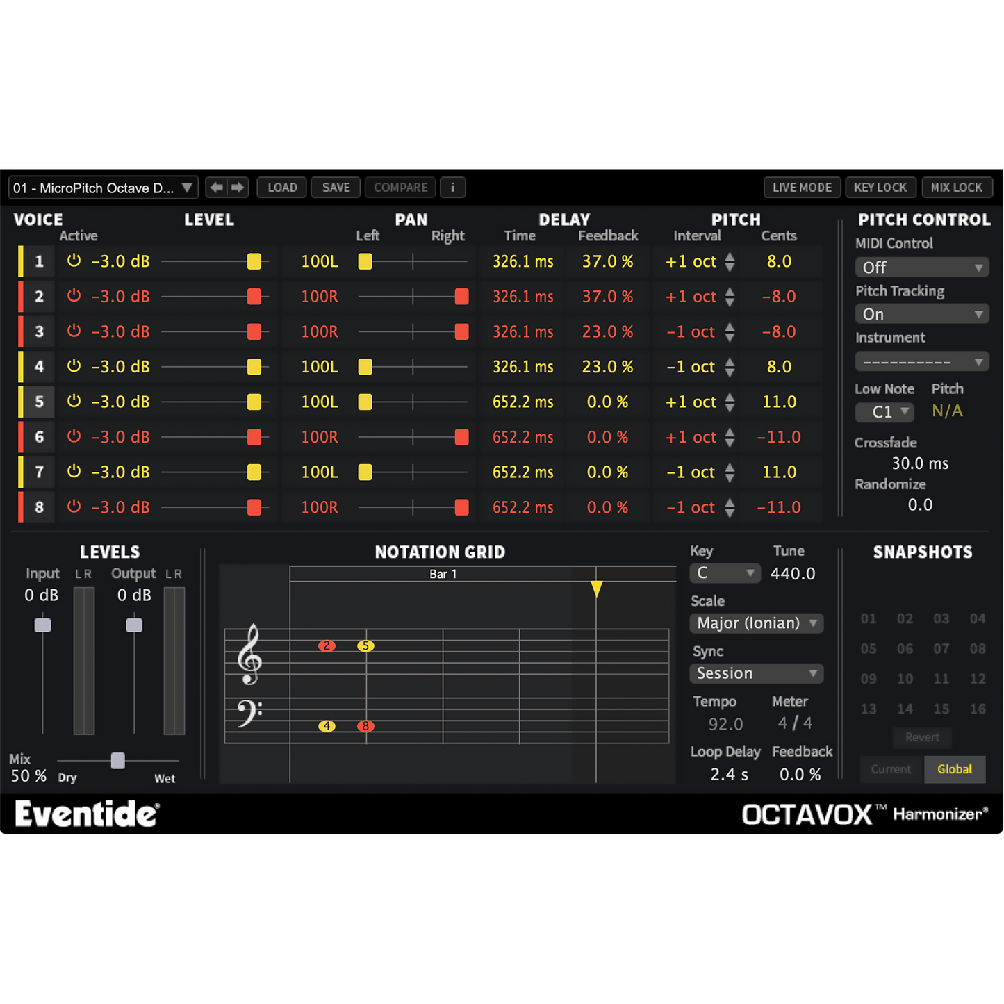 Octavox User Interface
