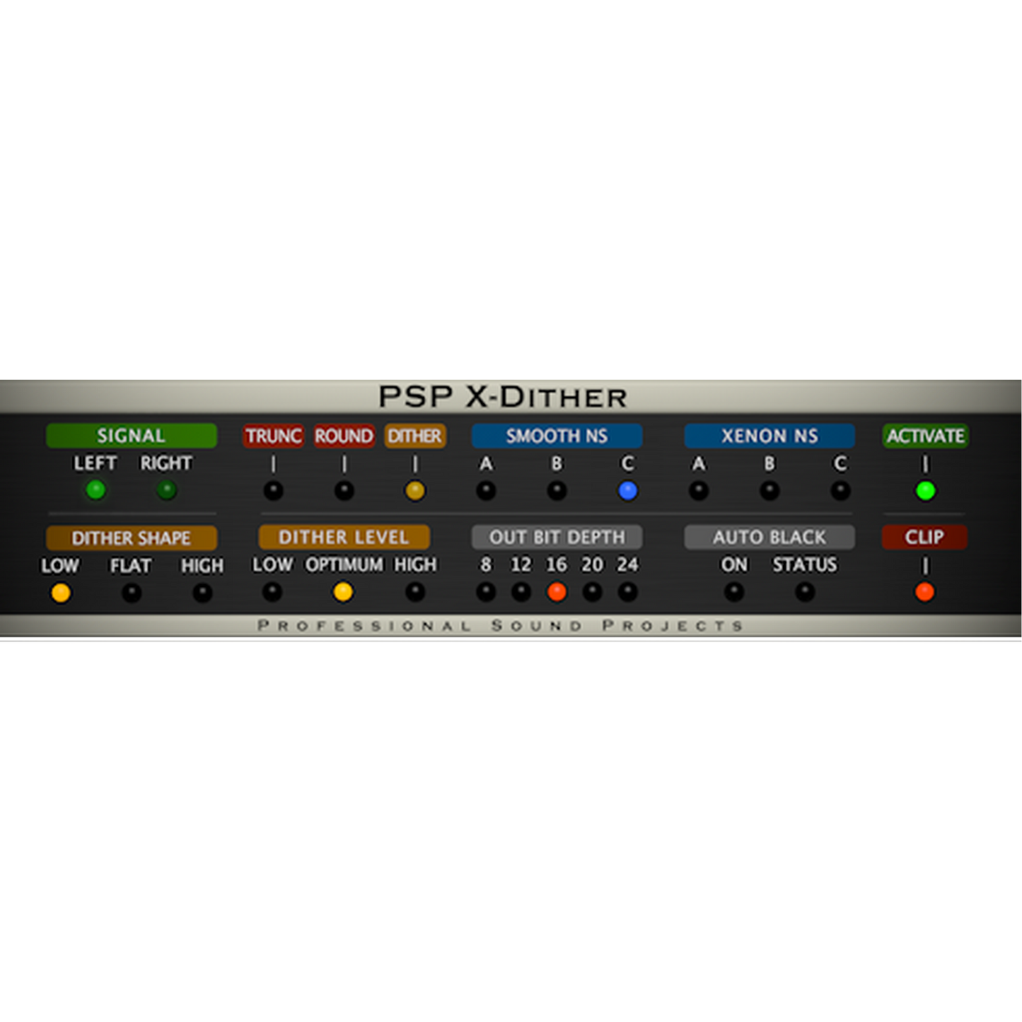 PSP X-Dither UI