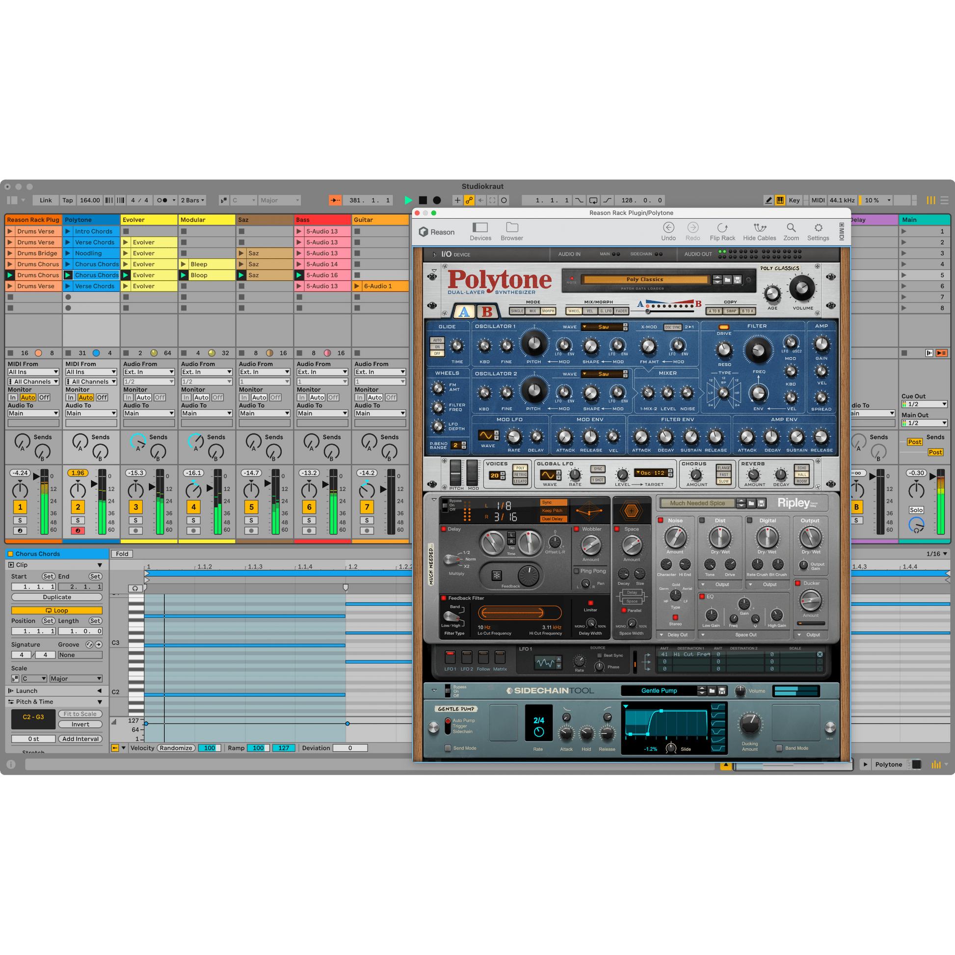 Reason 13 Ableton RRP
