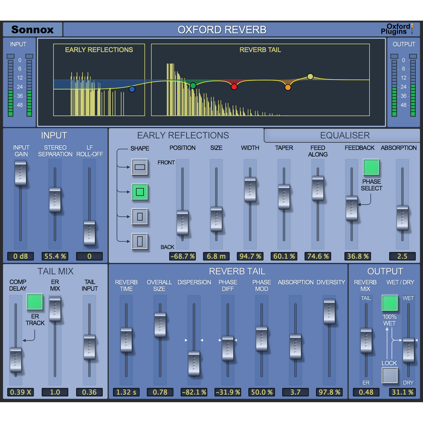 Reverb User Interface