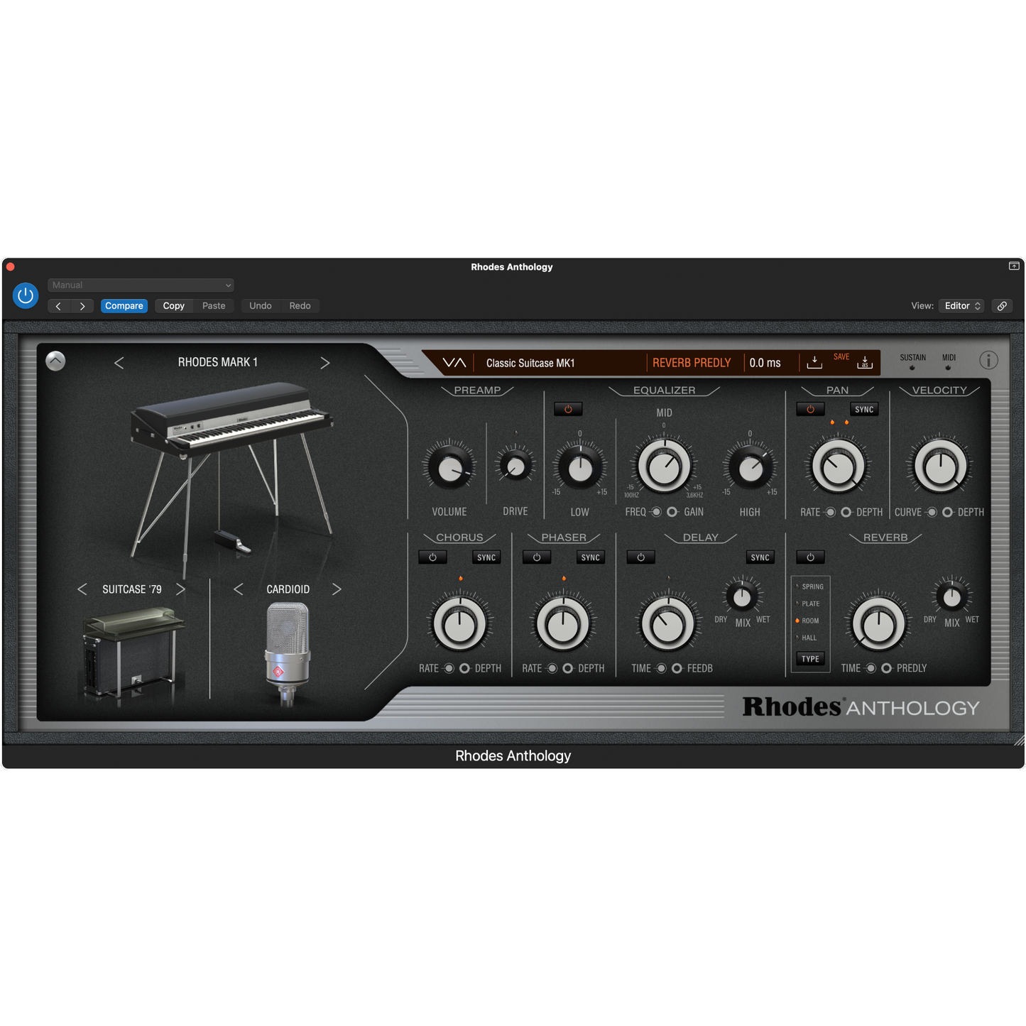 Rhodes Anthology Pianos