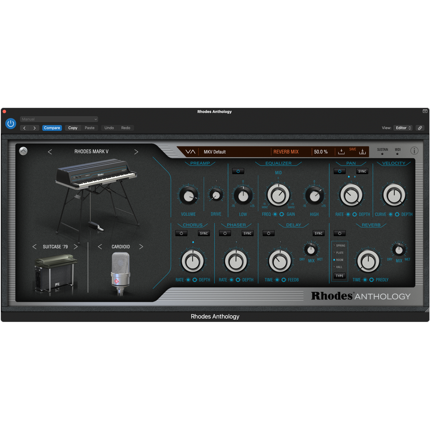 Rhodes Anthology Pianos