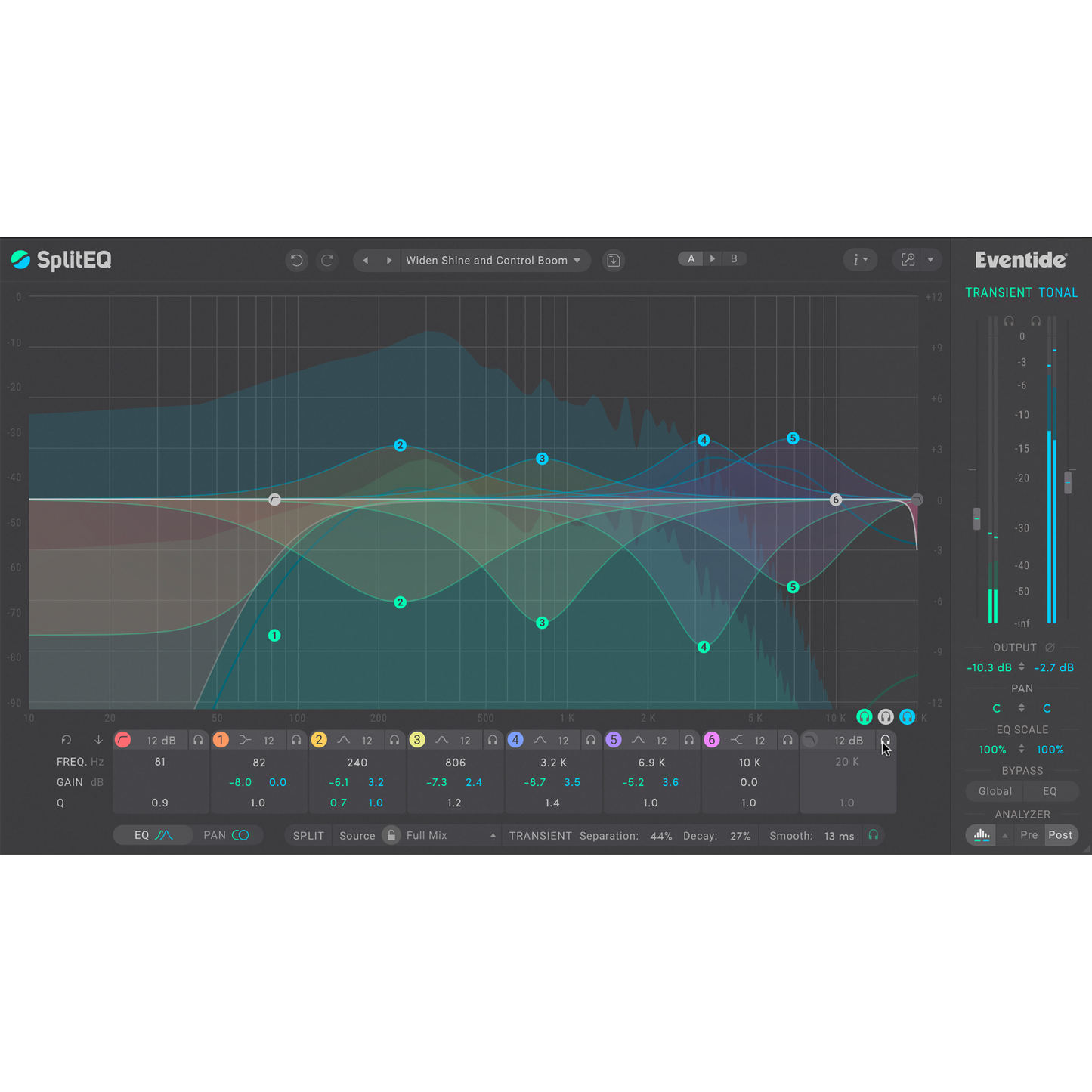 SPlitEQ User Interface
