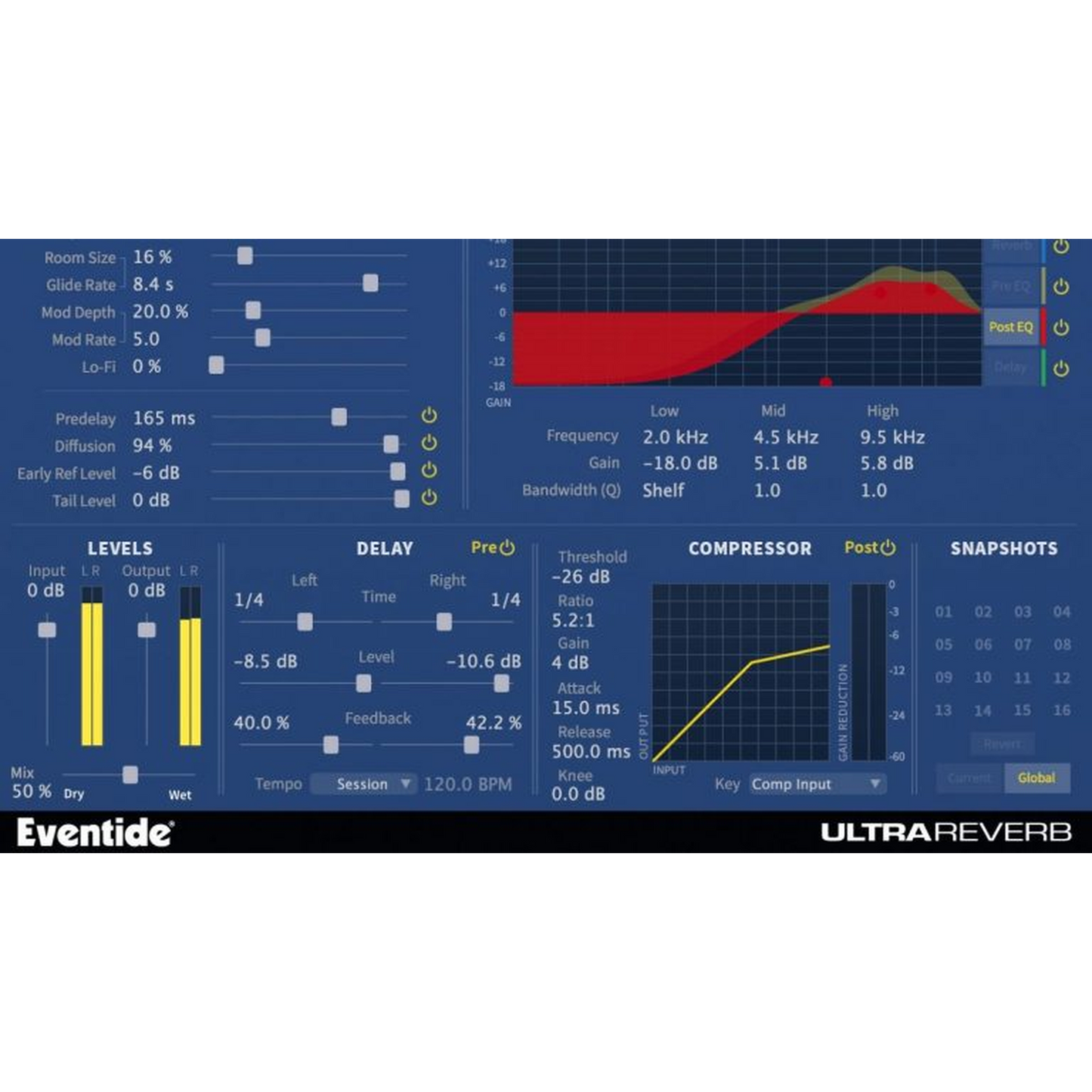 The Ultimate Reverb Toolbox User Interface