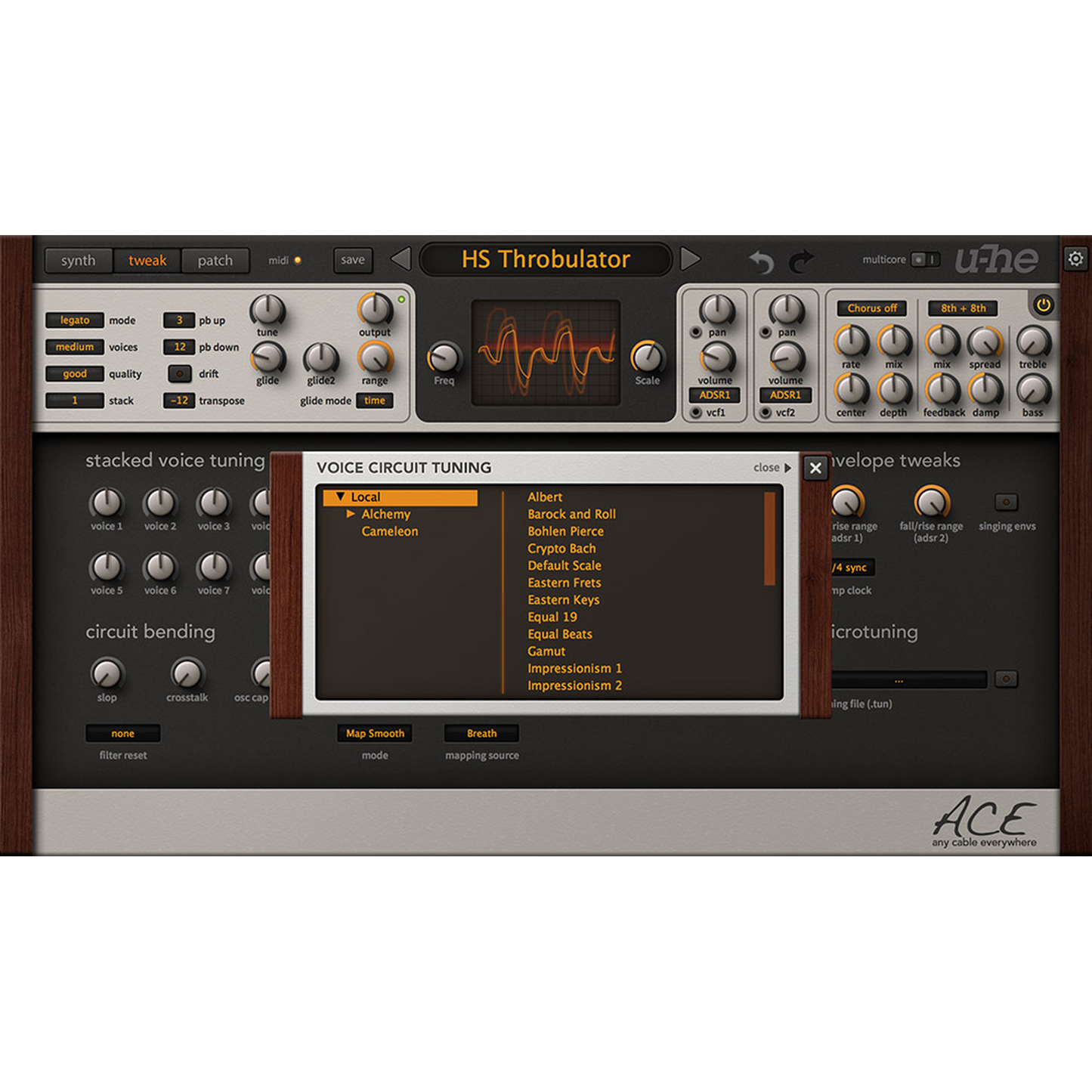 Microtuning UI