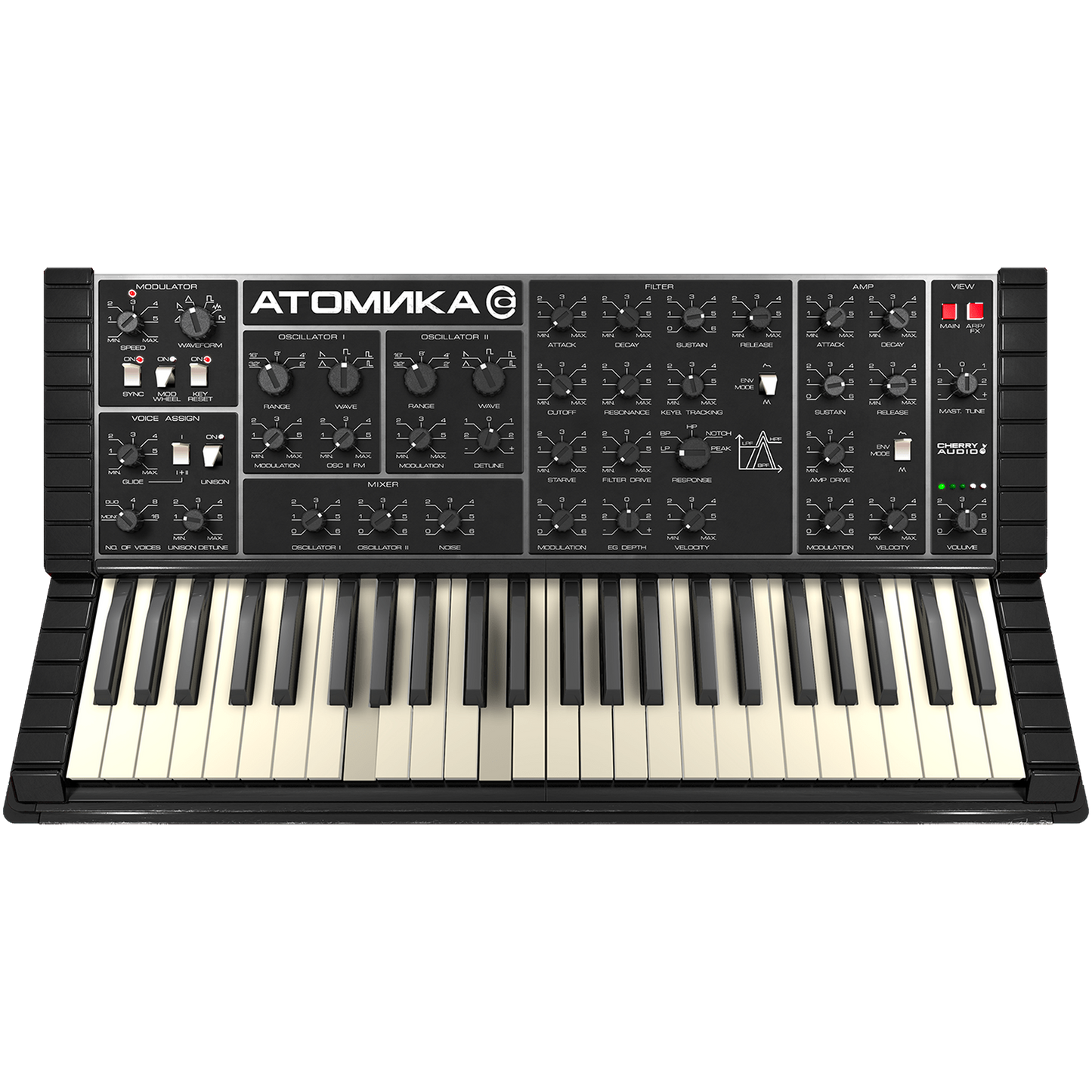 Atomika Synthesizer interface