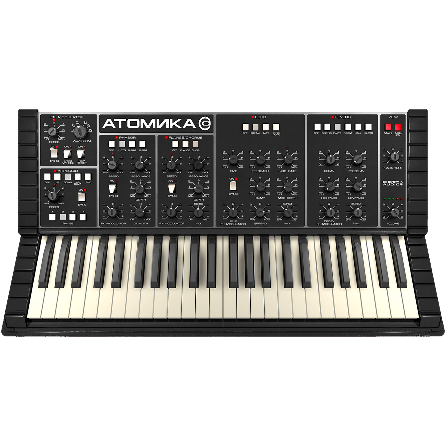 Atomika Synthesizer interface