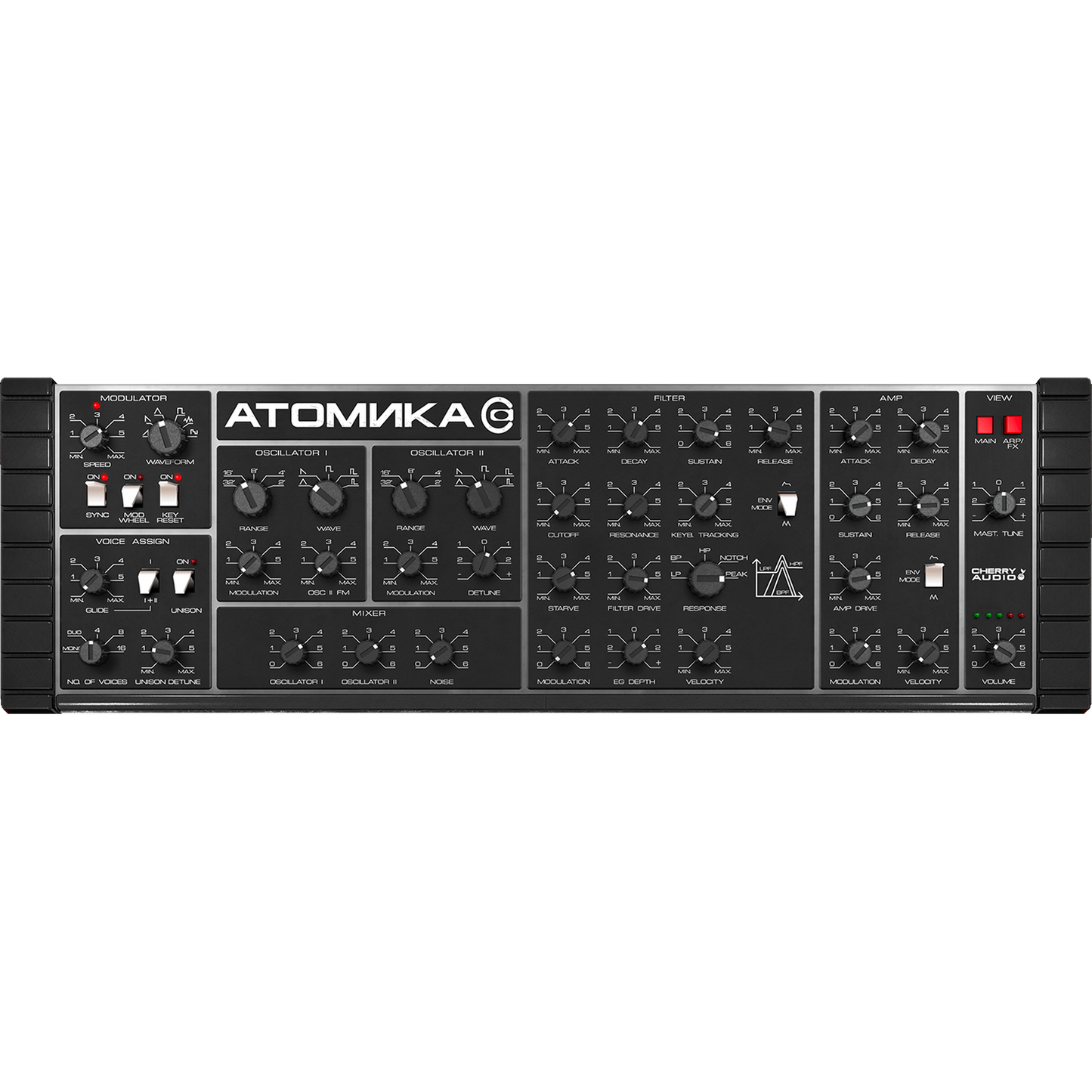 Atomika Synthesizer settings