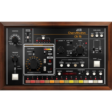 CR-78 Drum Machine interface