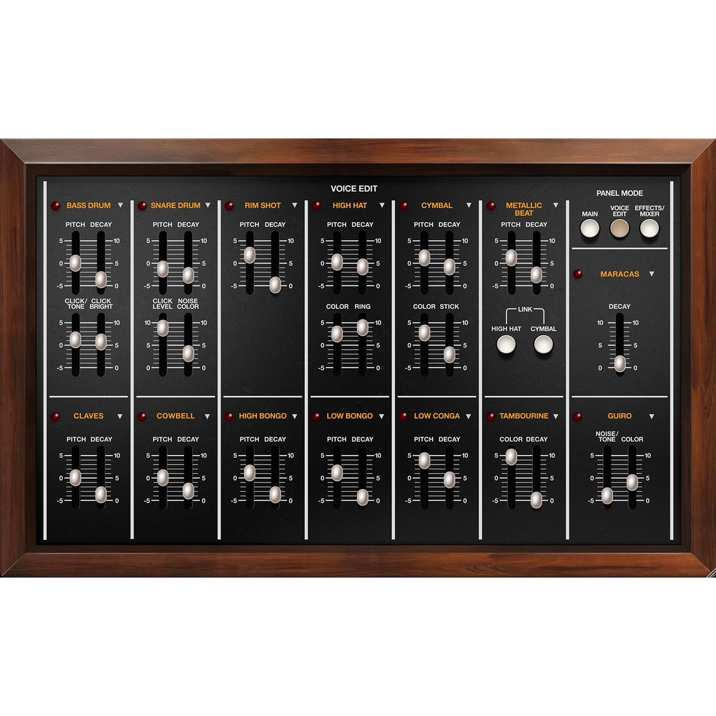 CR-78 Drum Machine interface