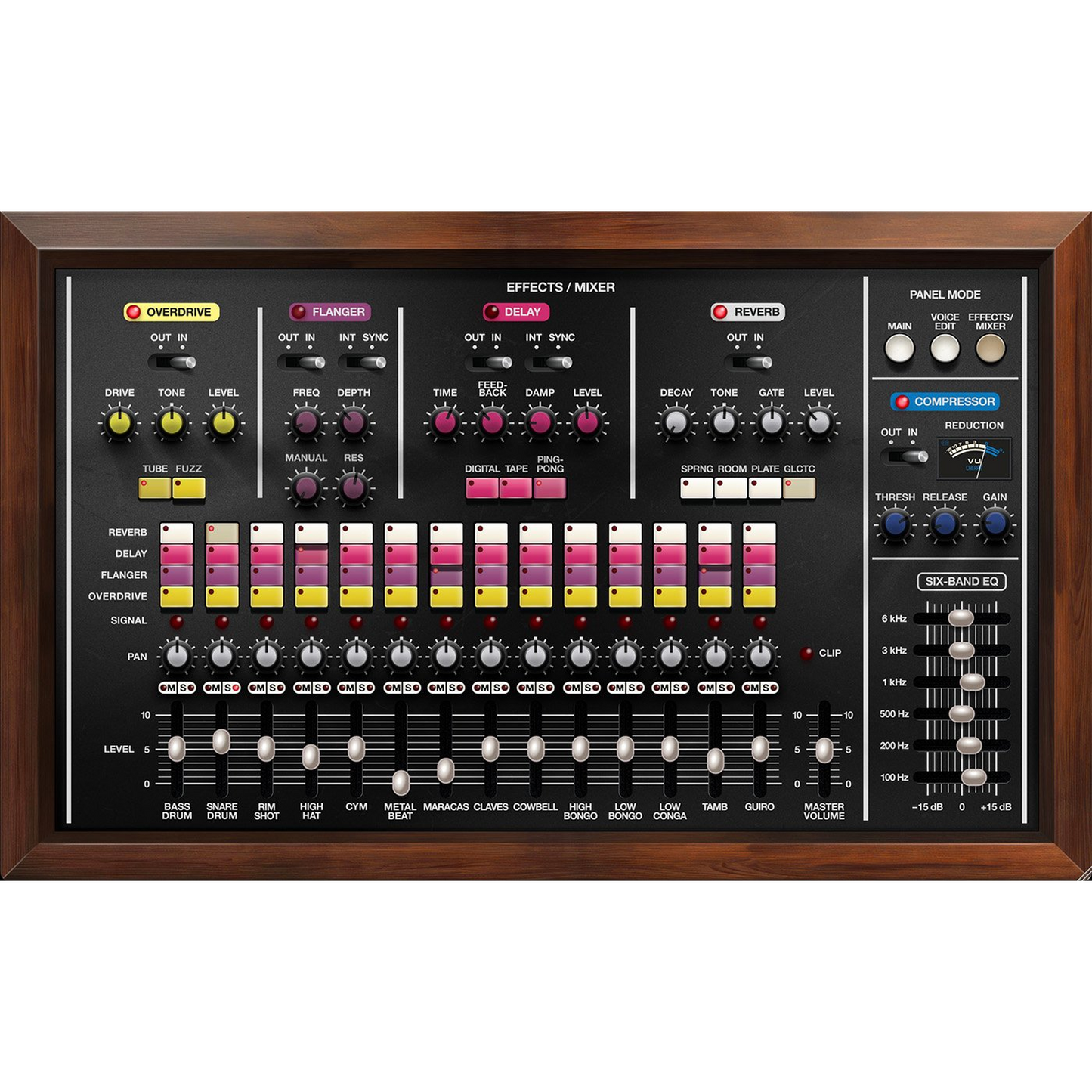 CR-78 Drum Machine interface