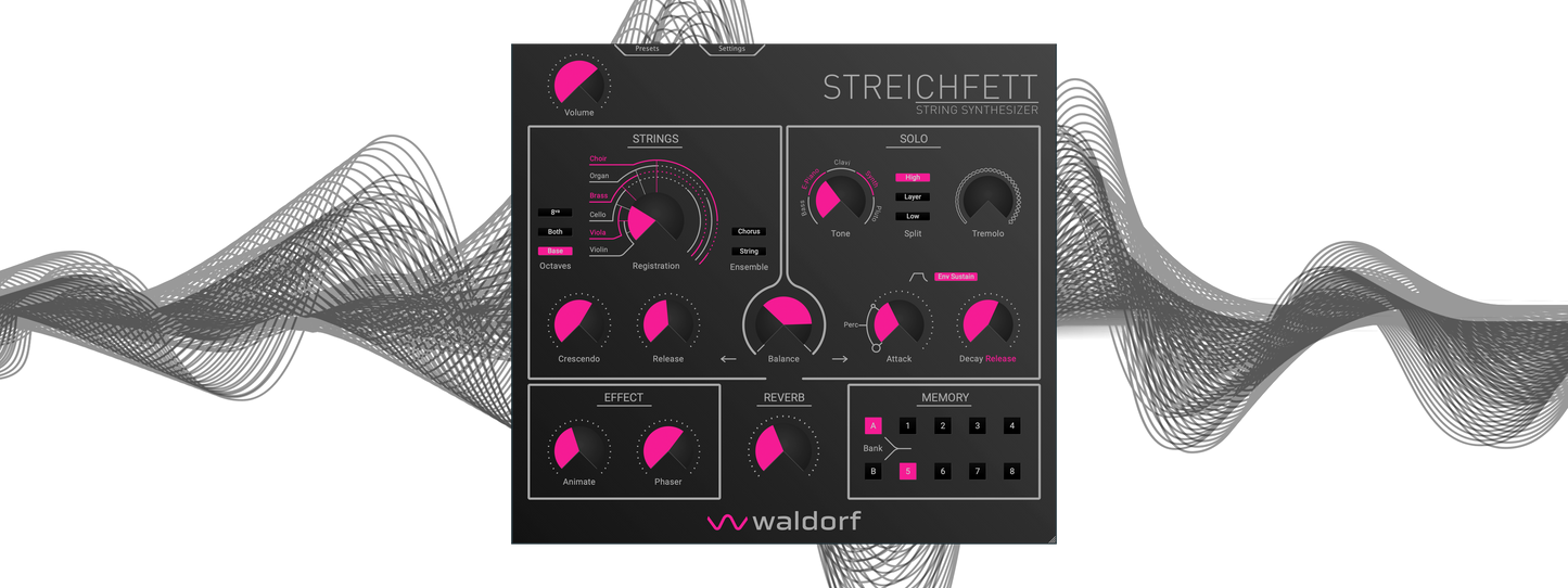 Waldorf Streichfett Plugin
