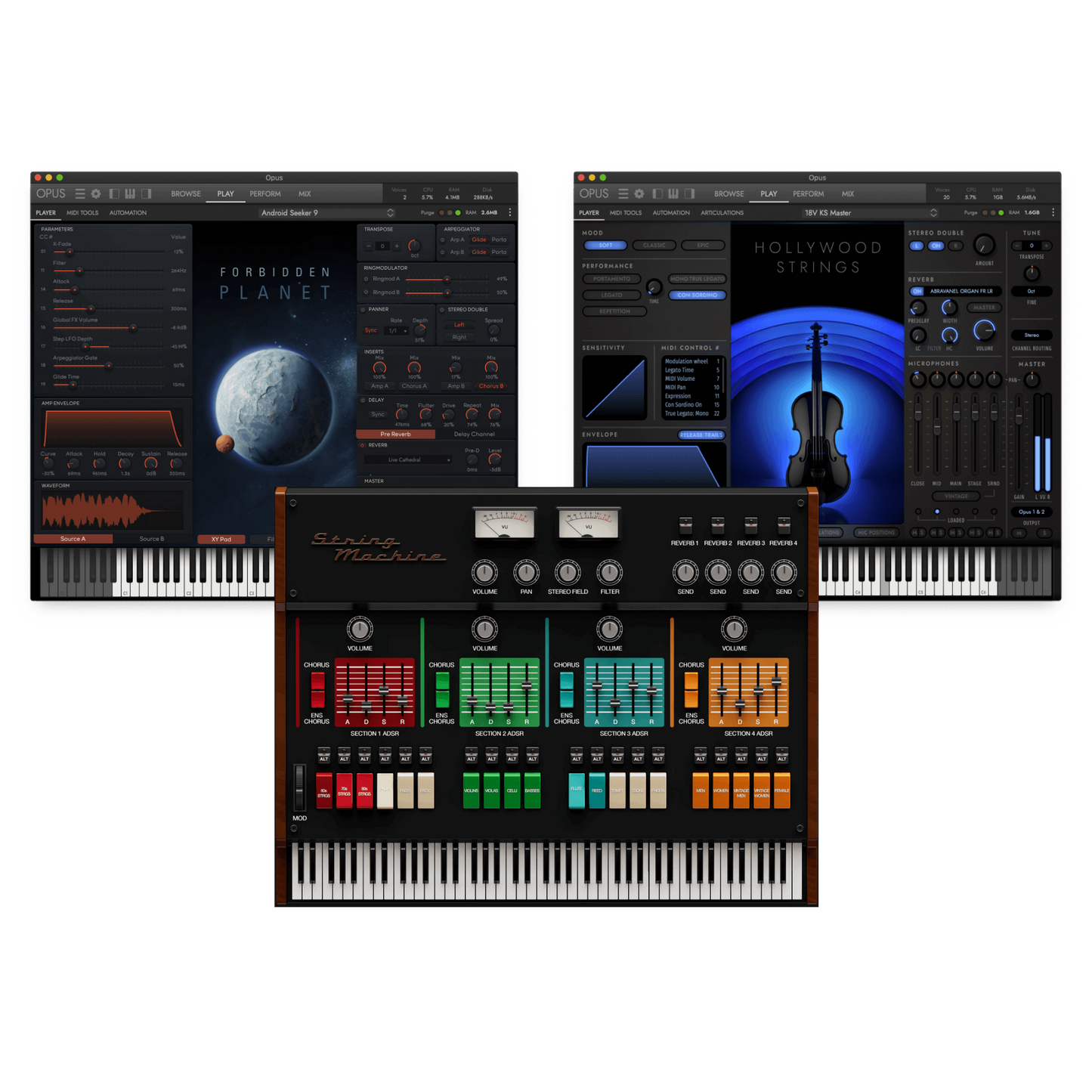 Hollywood Opus / Forbidden Planet / String Machine Bundle