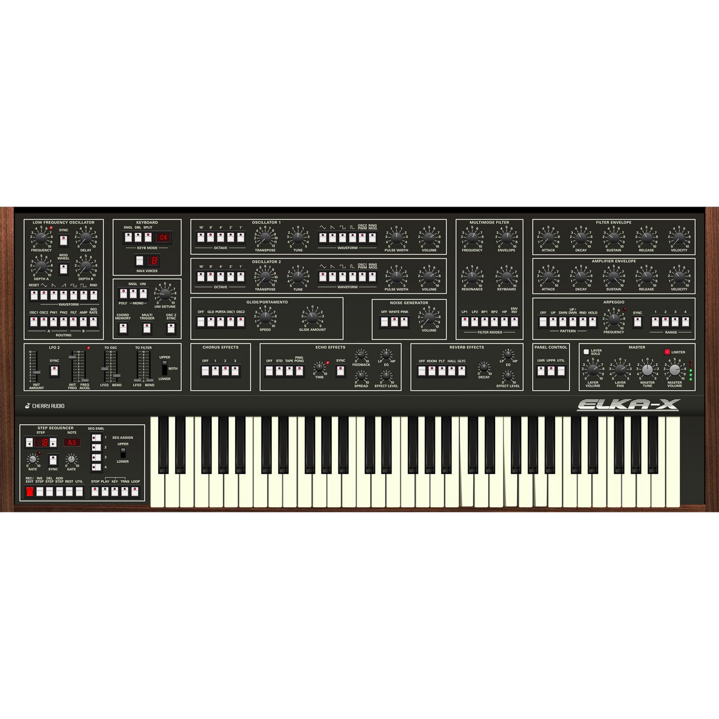 Elka-X Synthesizer interface