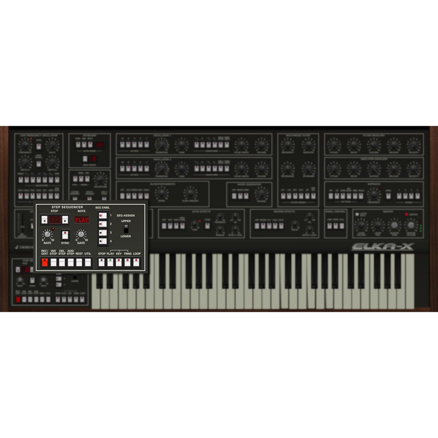 Elka-X Synthesizer settings