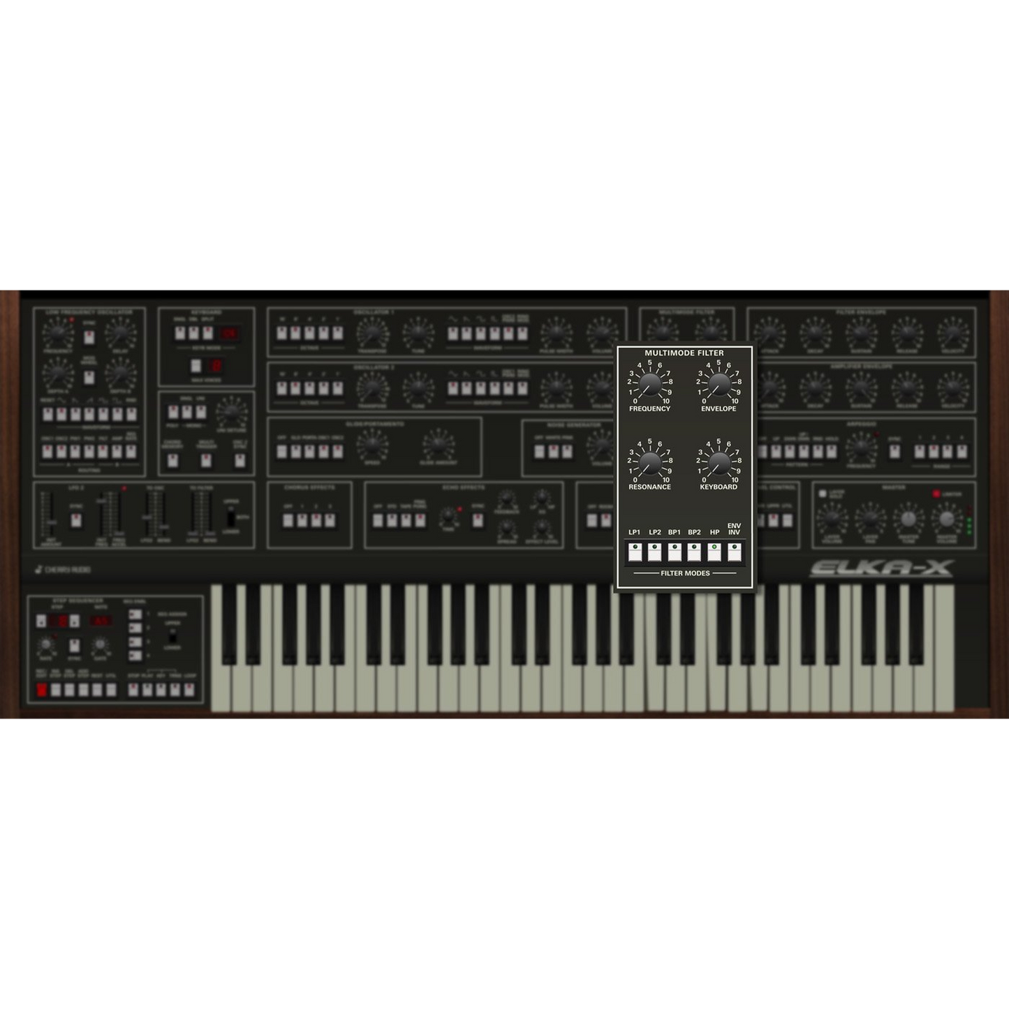 Elka-X Synthesizer settings