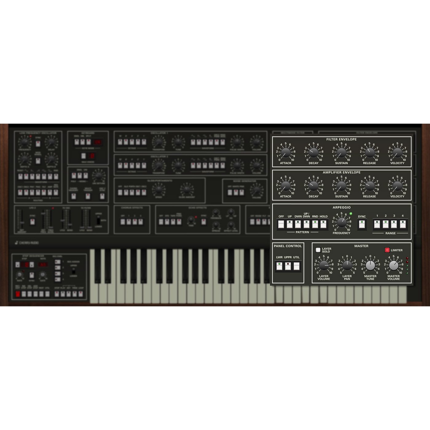 Elka-X Synthesizer settings