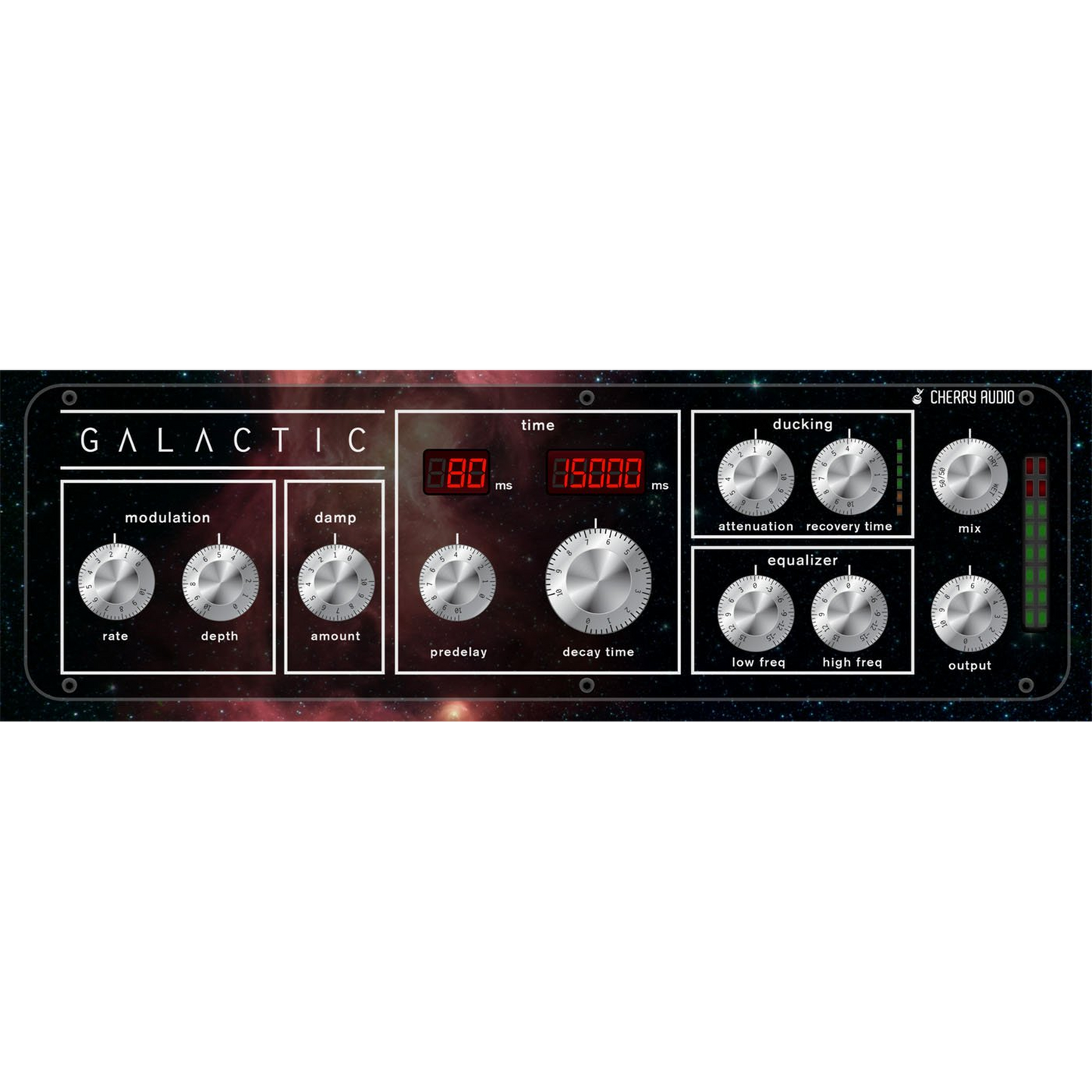Galactic Reverb interface