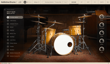 Addictive Drums 2: Boutique Mallets