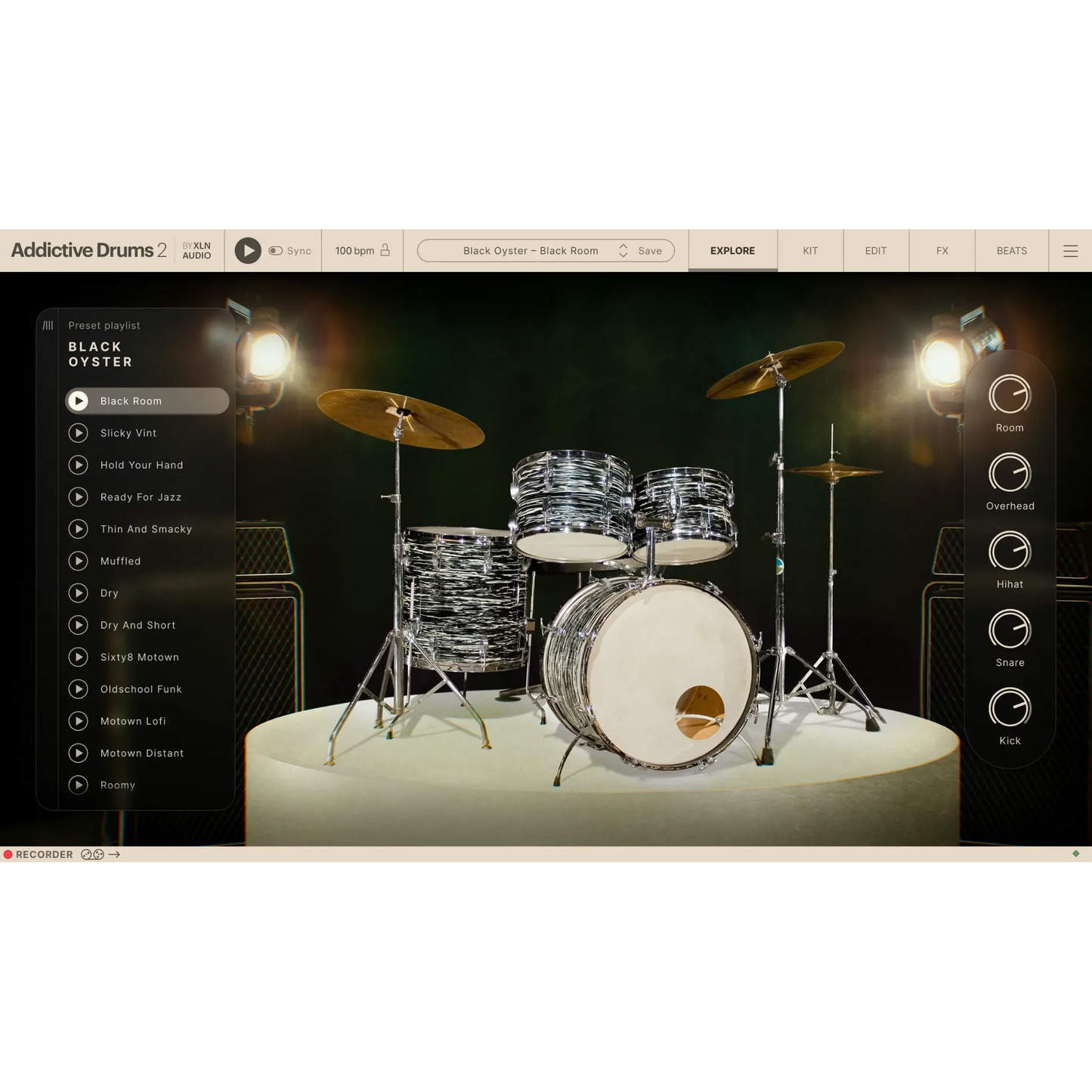 Addictive Drums 2: Black Oyster ADpak