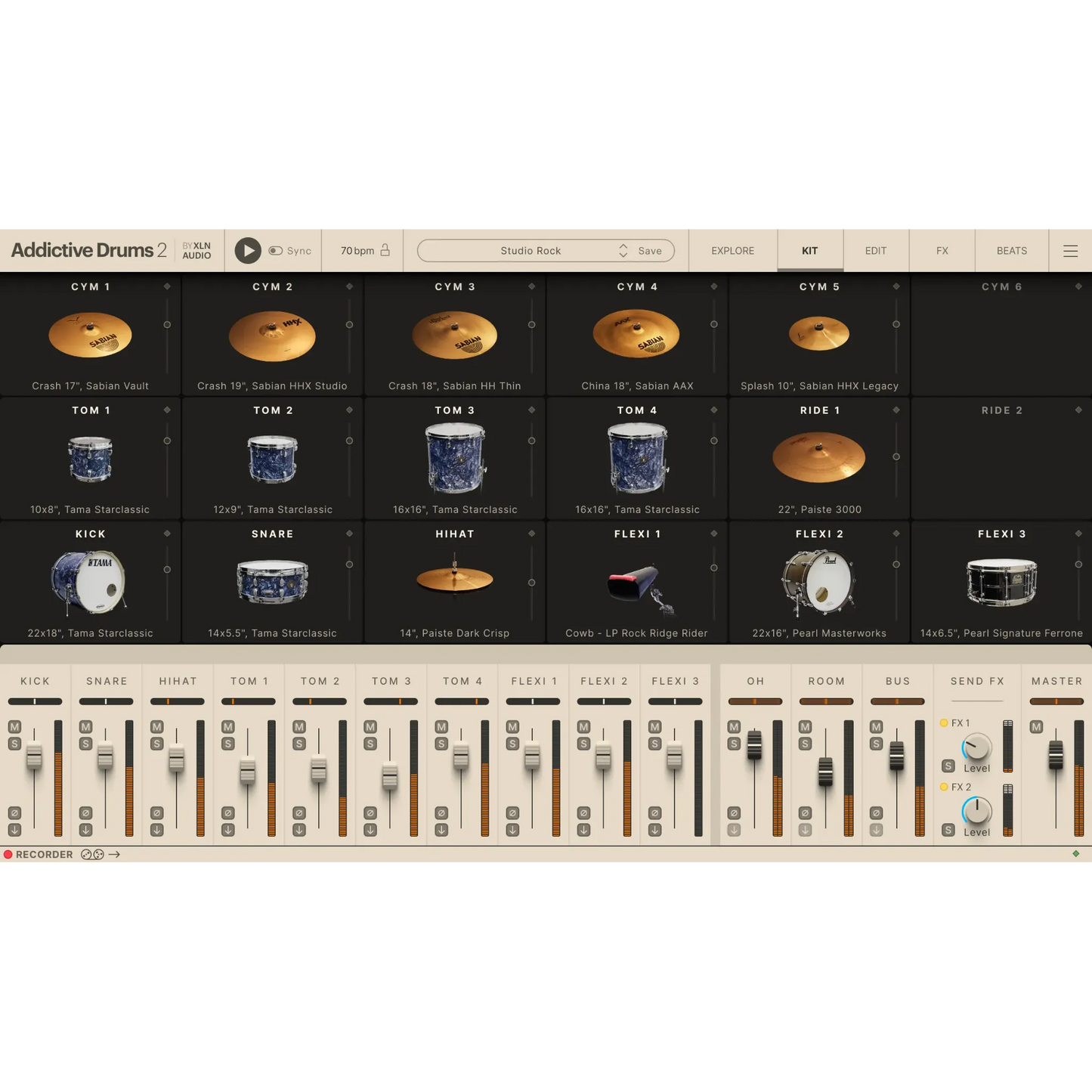 Addictive Drums 2: Studio Rock ADpak