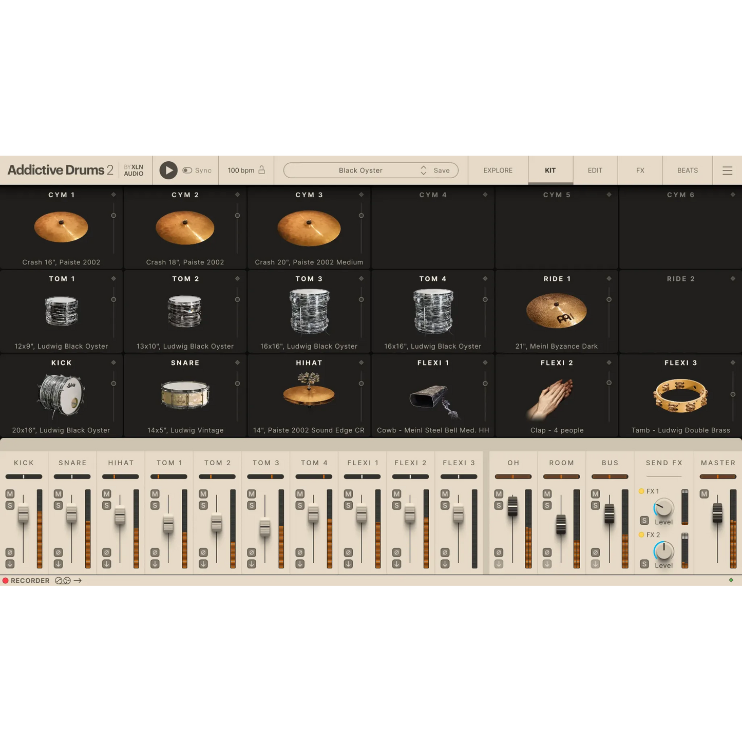 Addictive Drums 2: Black Oyster ADpak