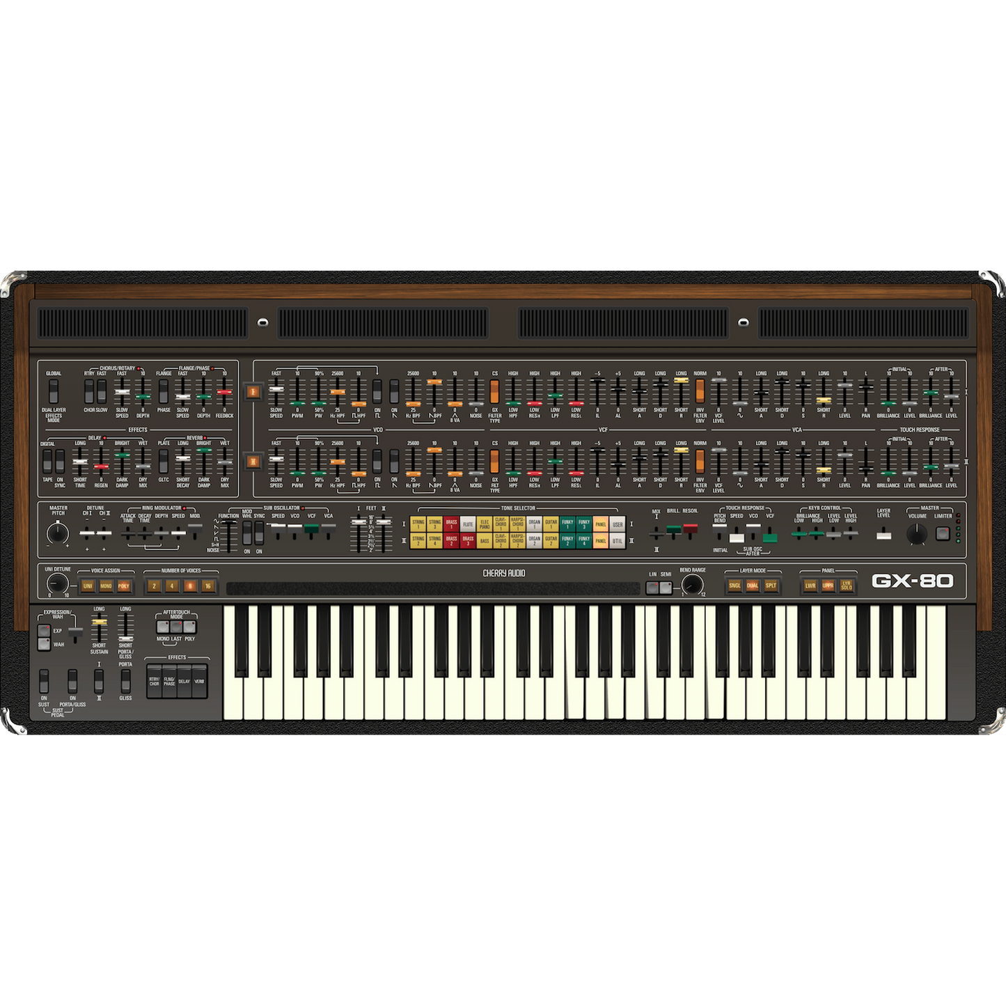 GX-80 Synthesizer interface
