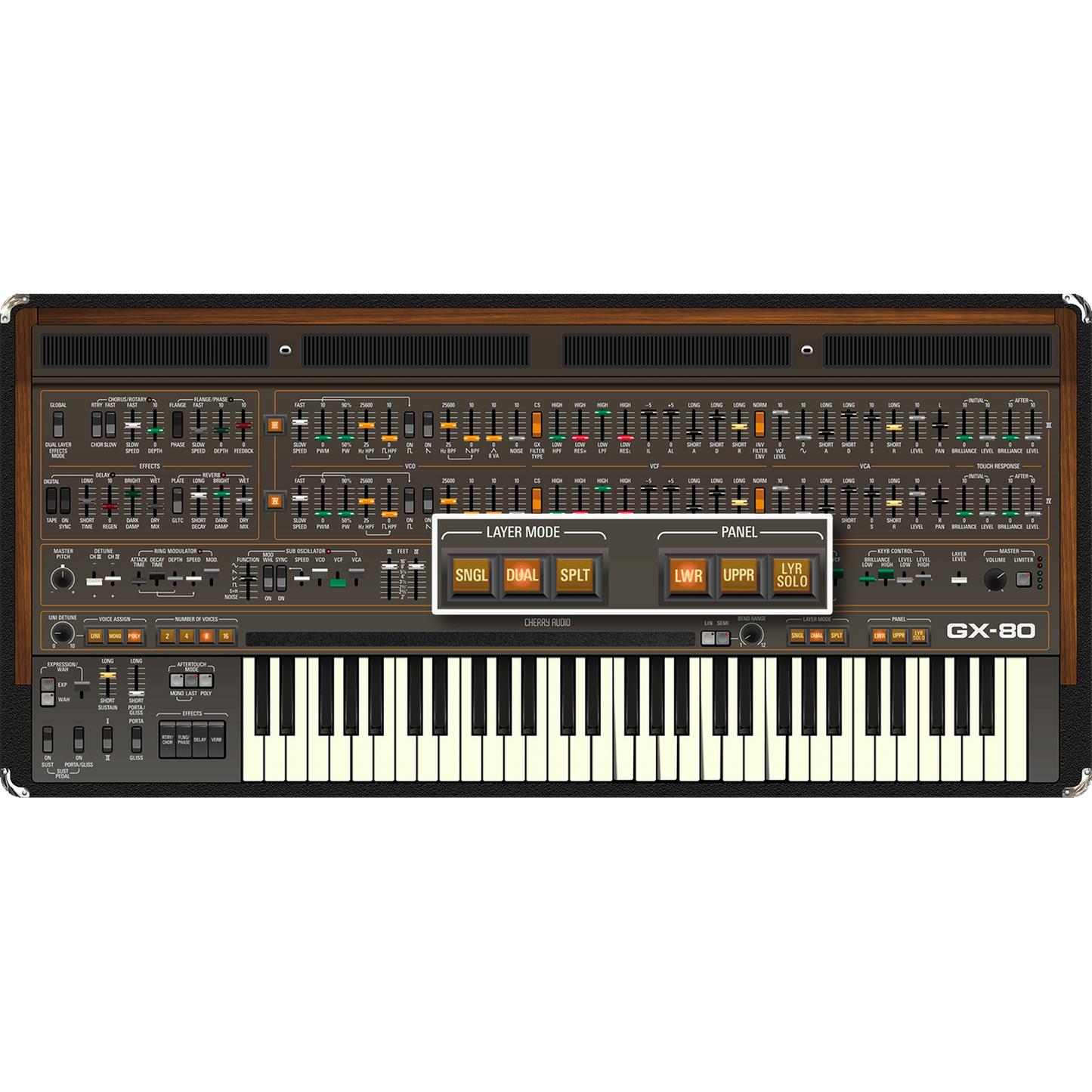 GX-80 Synthesizer settings