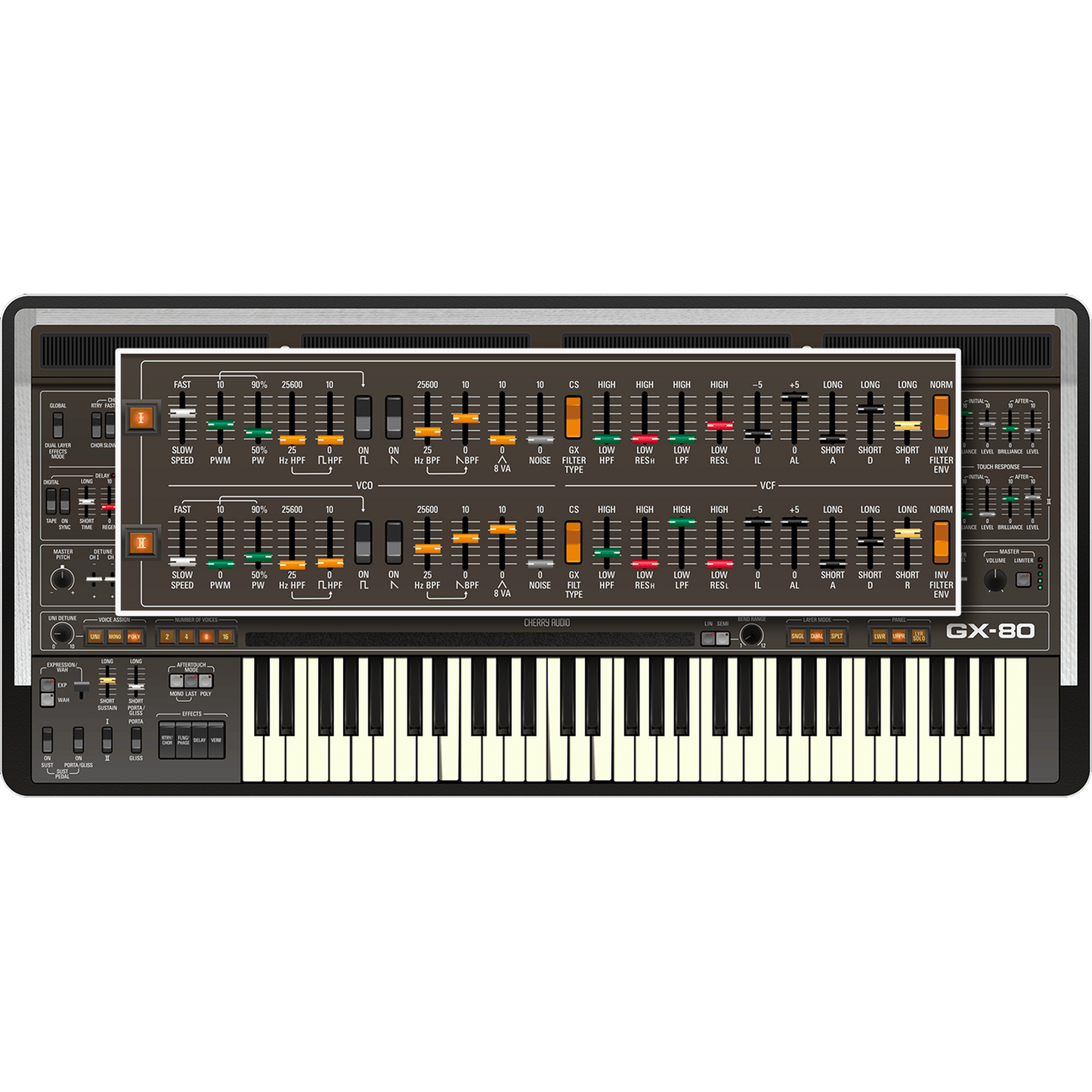 GX-80 Synthesizer settings