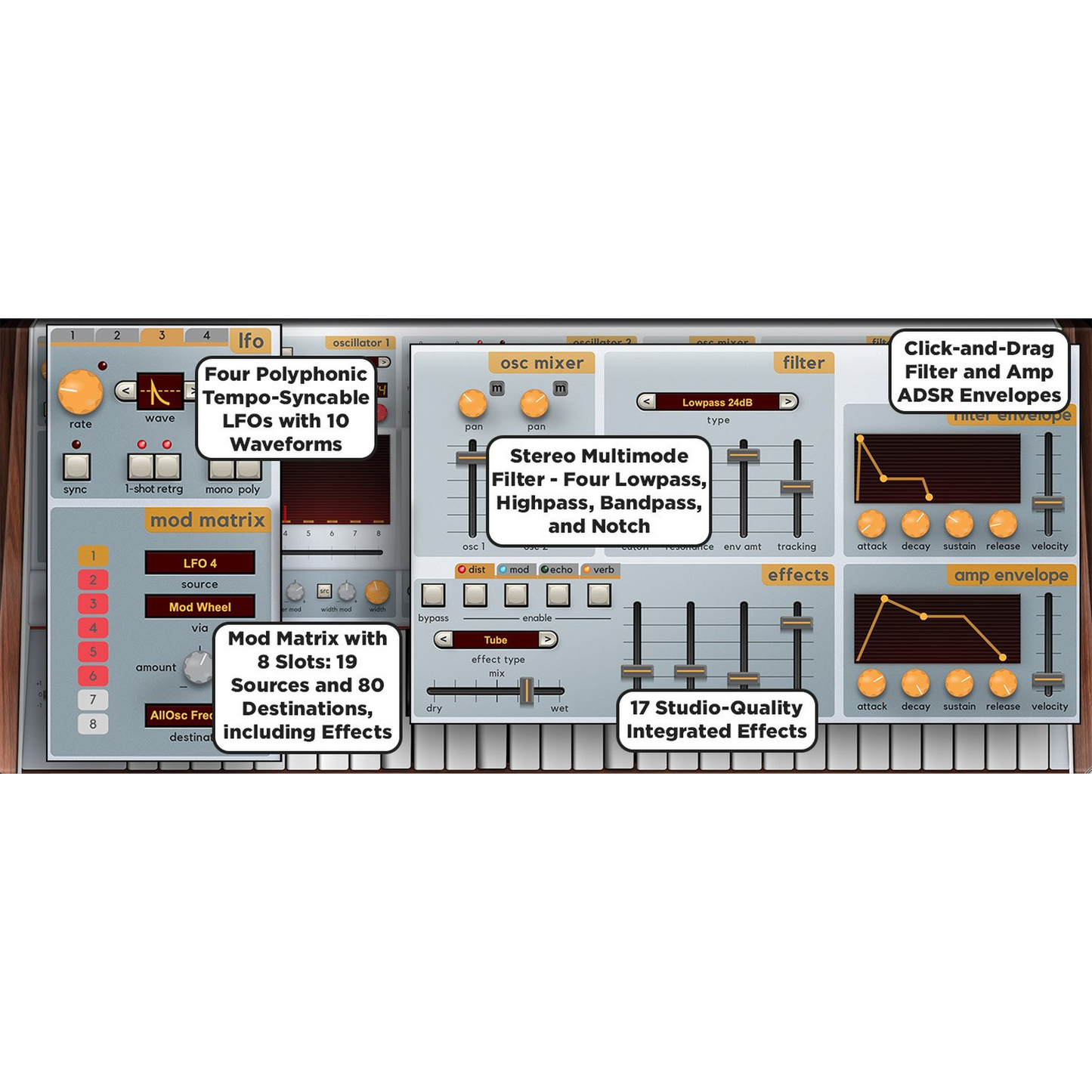 Harmonia Synthesizer interface