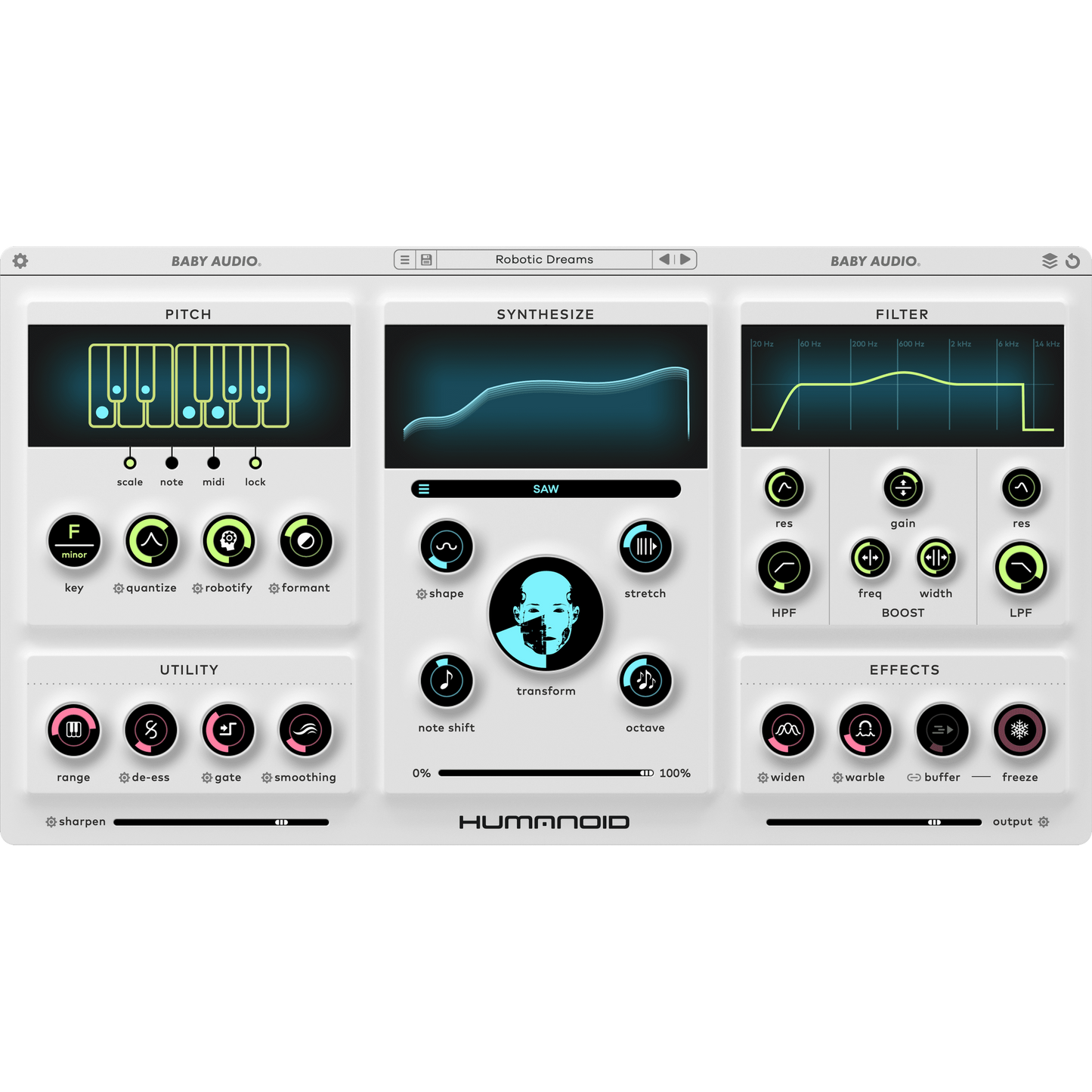 Humanoid Baby Audio Interface