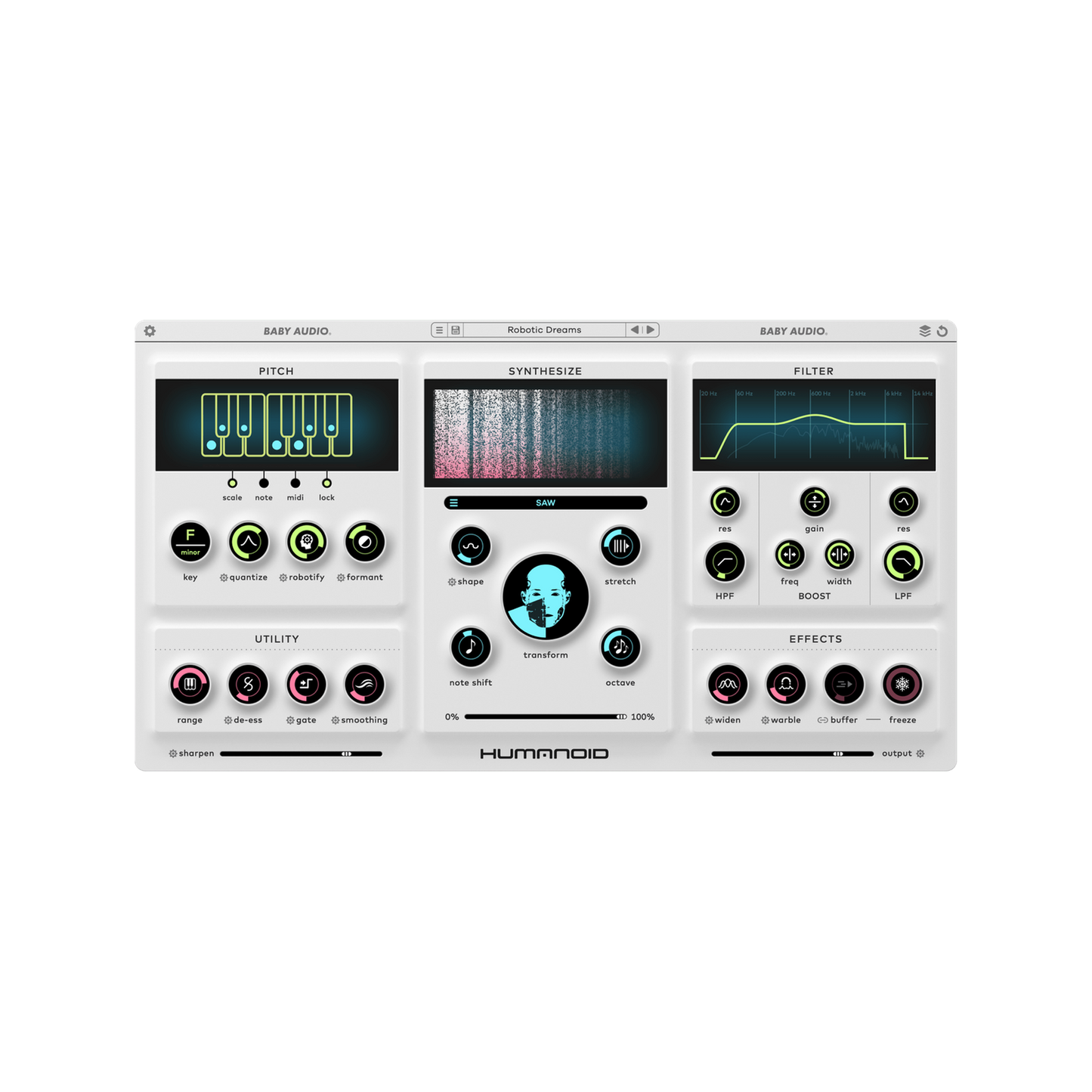 Humanoid Baby Audio Interface