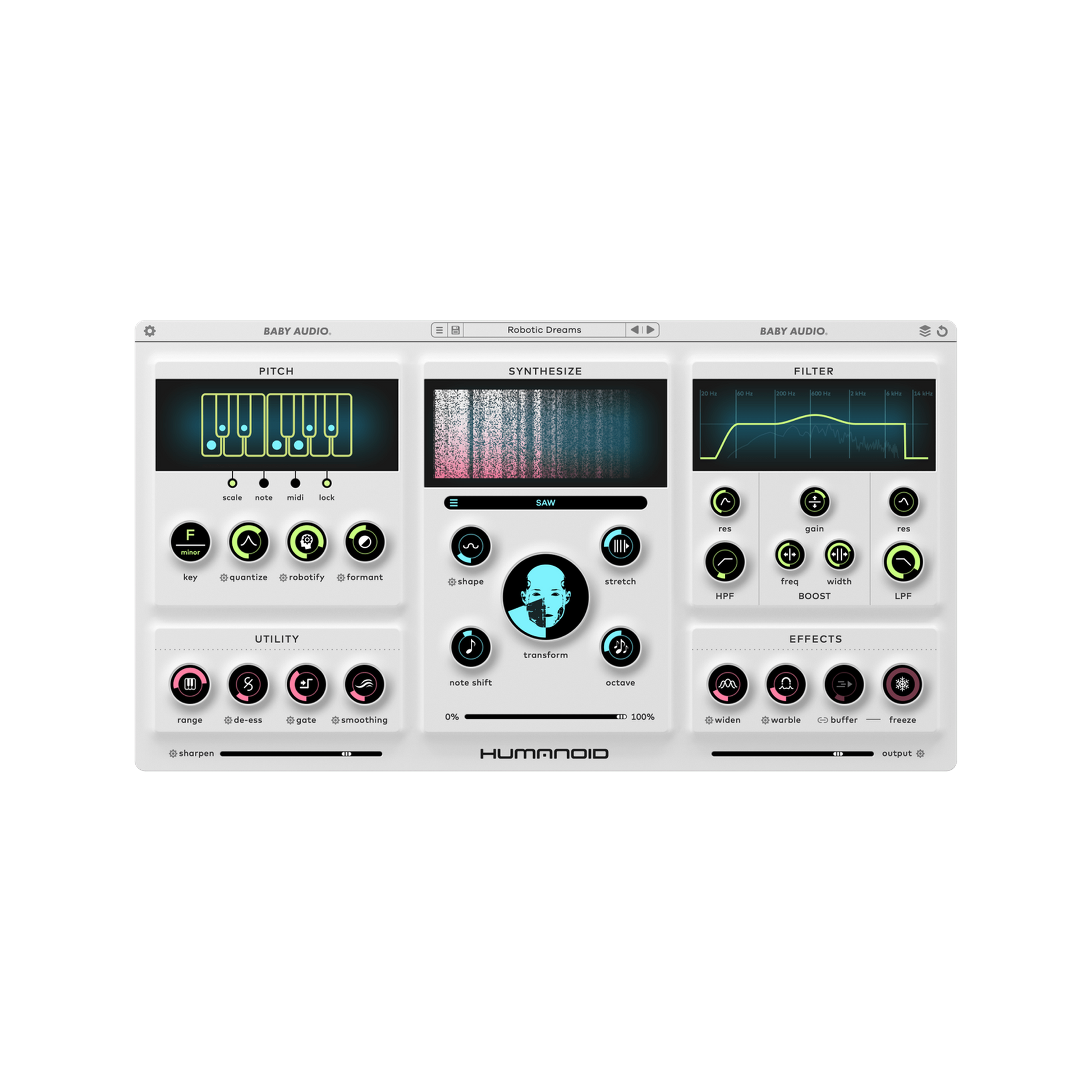 Humanoid Baby Audio Interface