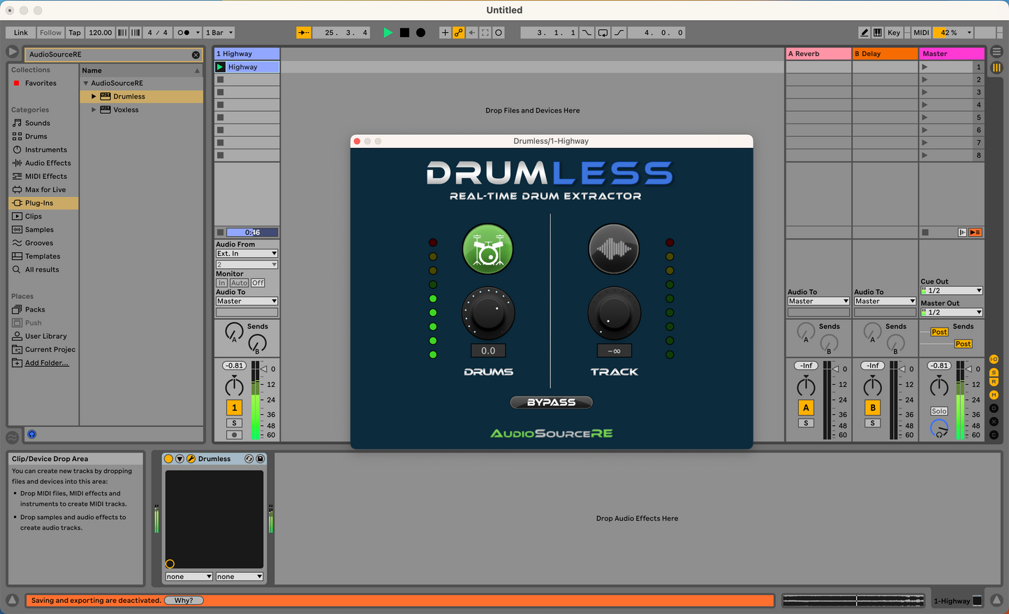 DRUMLESS