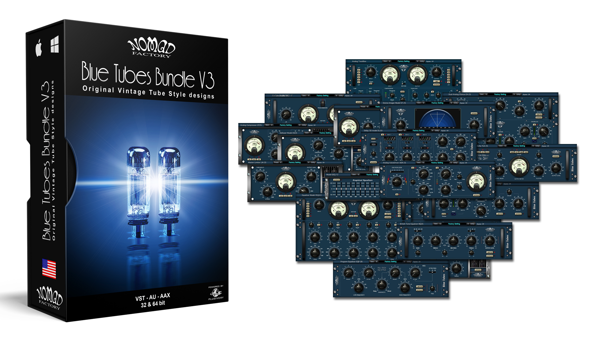 Blue Tubes Bundle V3