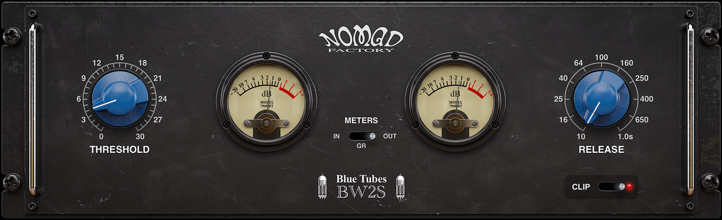 Blue Tubes BrickWall BW2S